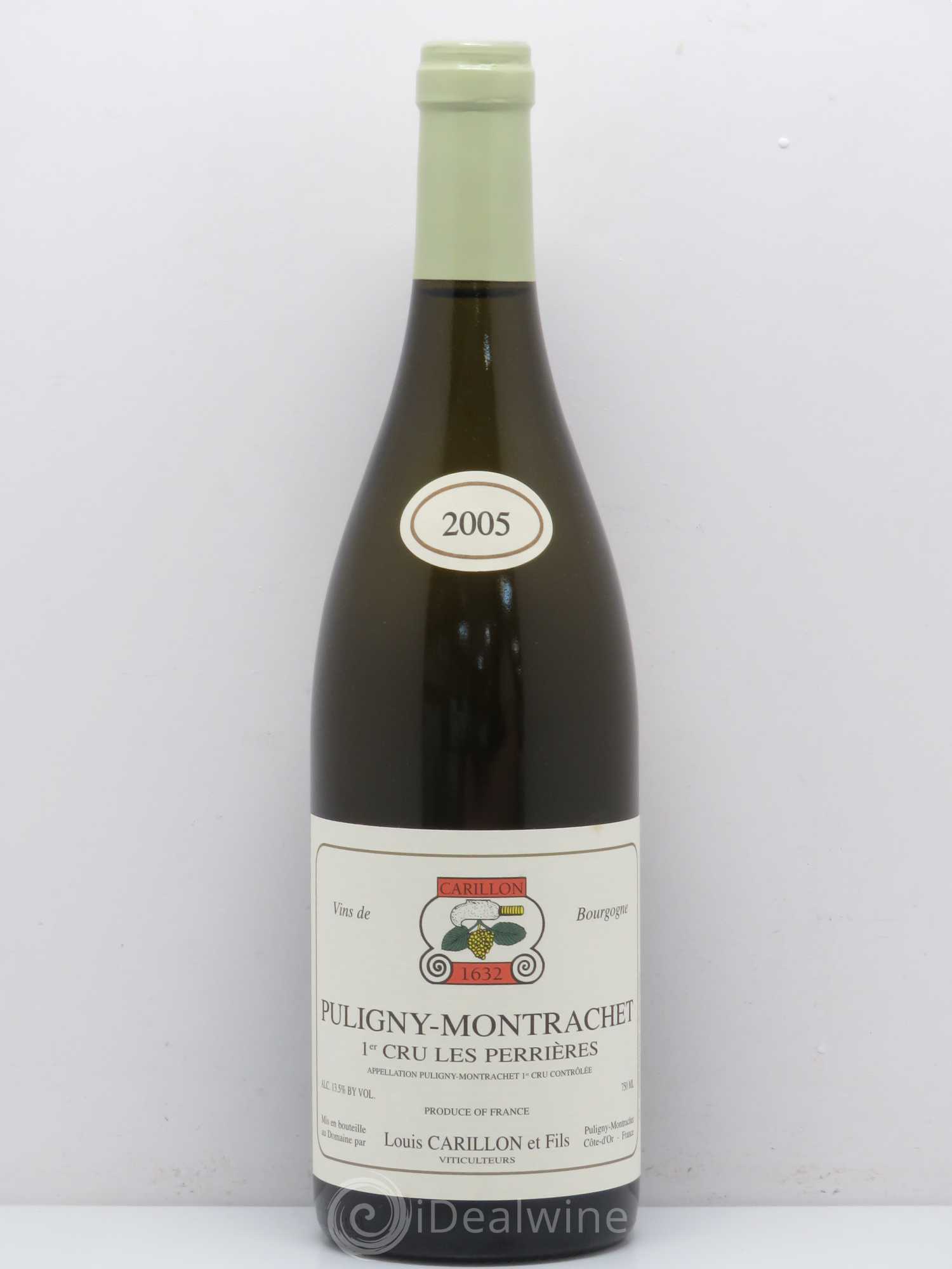 Puligny-Montrachet 1er Cru Les Perrières Louis Carillon & Fils 2005 - Lot de 1 bouteille - 0