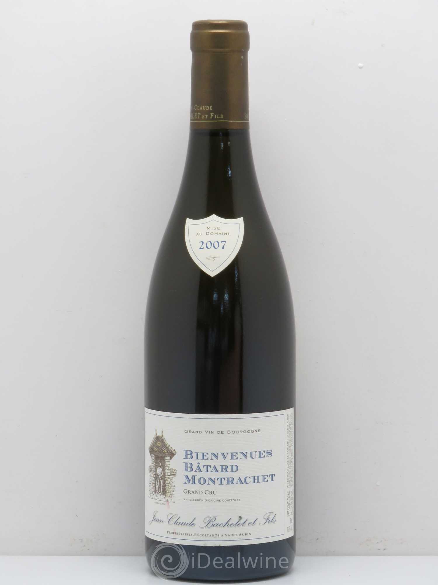 Bienvenues-Bâtard-Montrachet Grand Cru Domaine J.C.Bachelet Et Fils 2007 - Posten von 1 Flasche - 0
