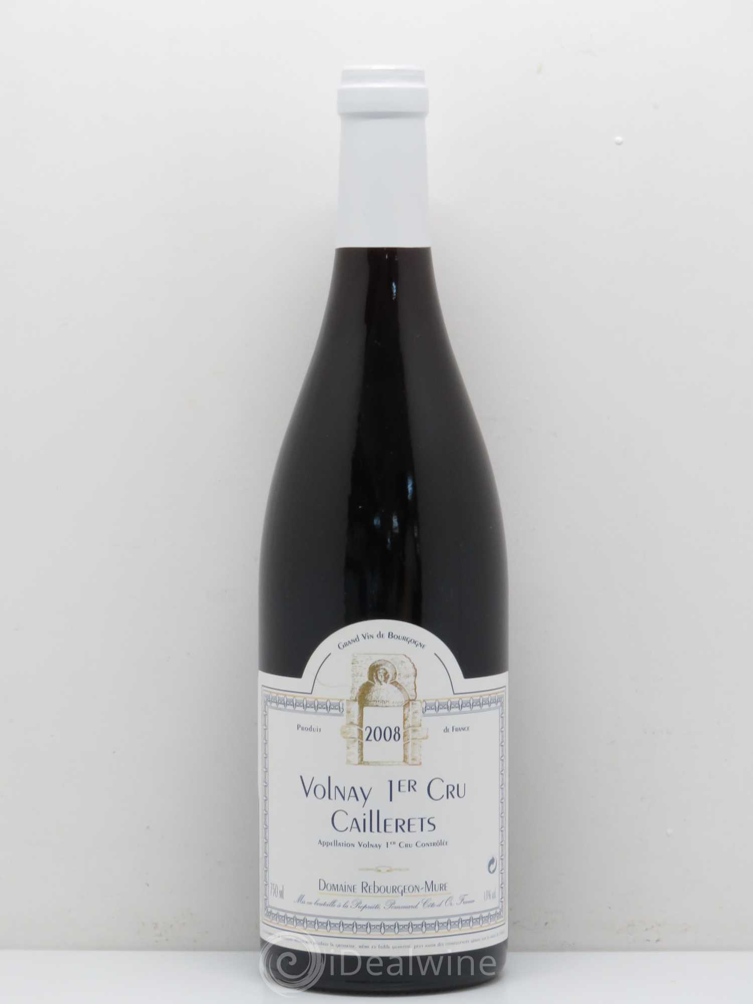 Volnay 1er Cru Caillerets Domaine Rebourgeon Mure 2008 - Lot de 1 bouteille - 0