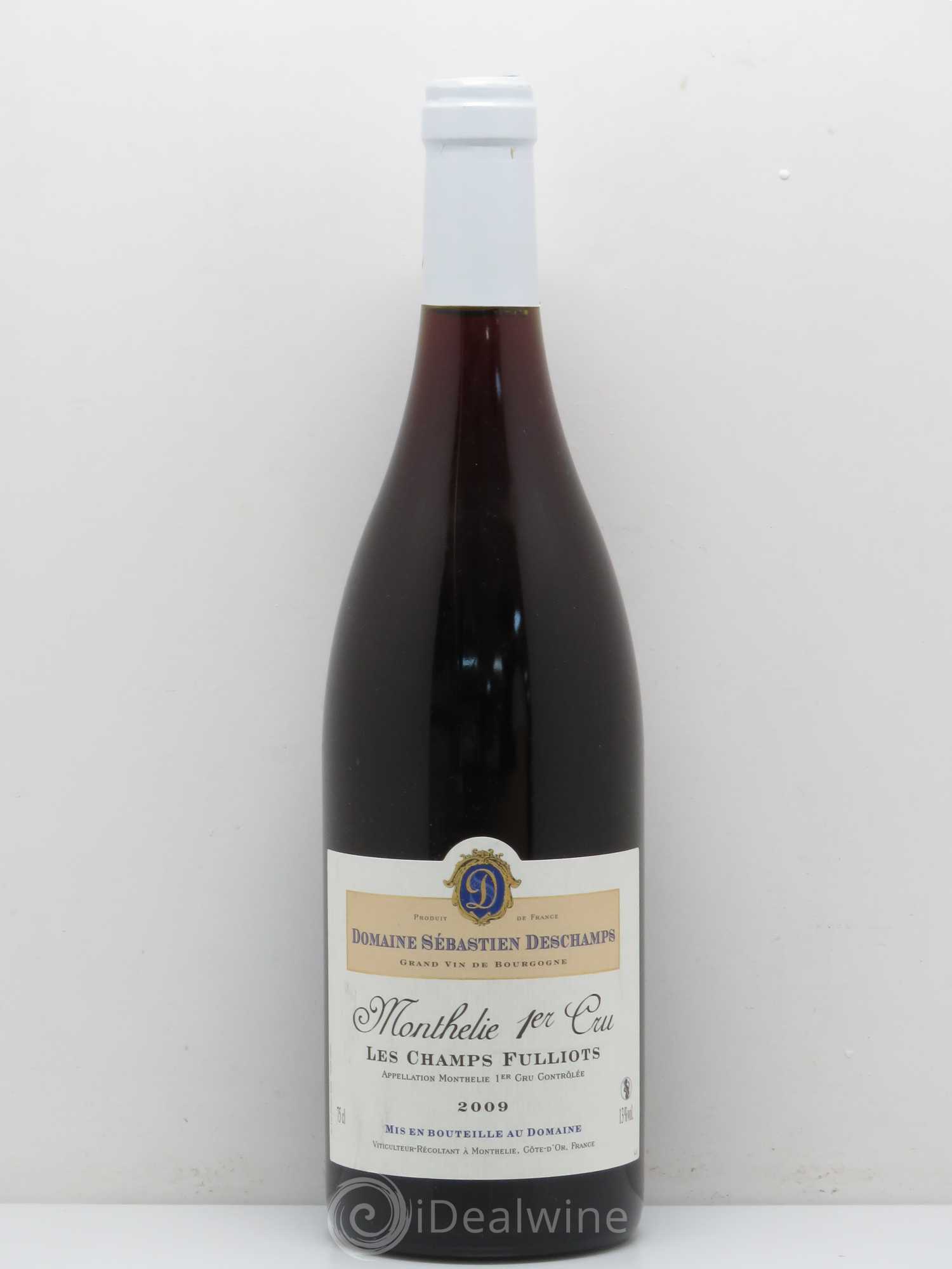 Monthélie 1er Cru Les Champs Fulliots Domaine Sebastien Deschamps 2009 - Posten von 1 Flasche - 0