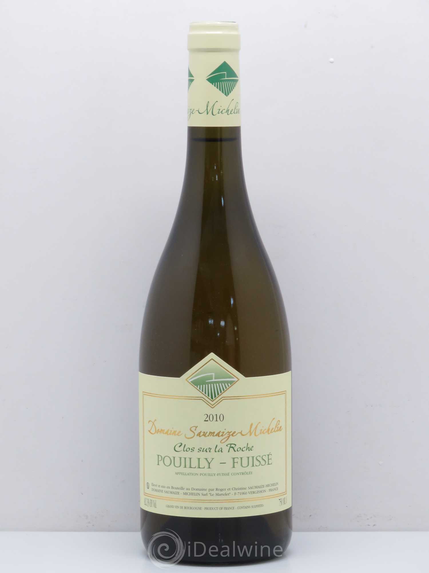 Pouilly-Fuissé Sur la Roche Jacques et Nathalie Saumaize 2010 - Lot de 1 bouteille - 0