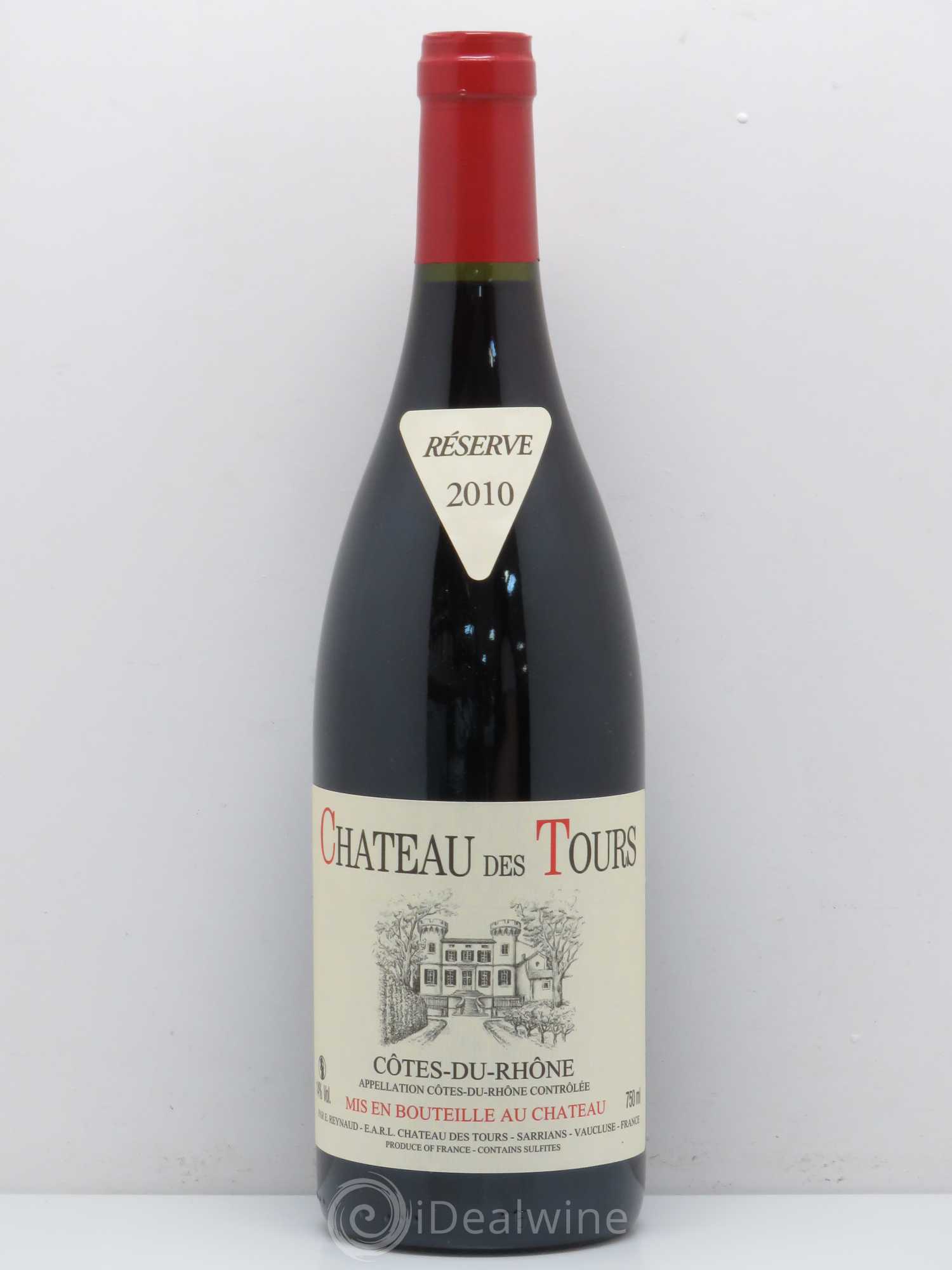 Côtes-du-Rhône Château des Tours Emmanuel Reynaud 2010 - Lot de 1 bouteille - 0