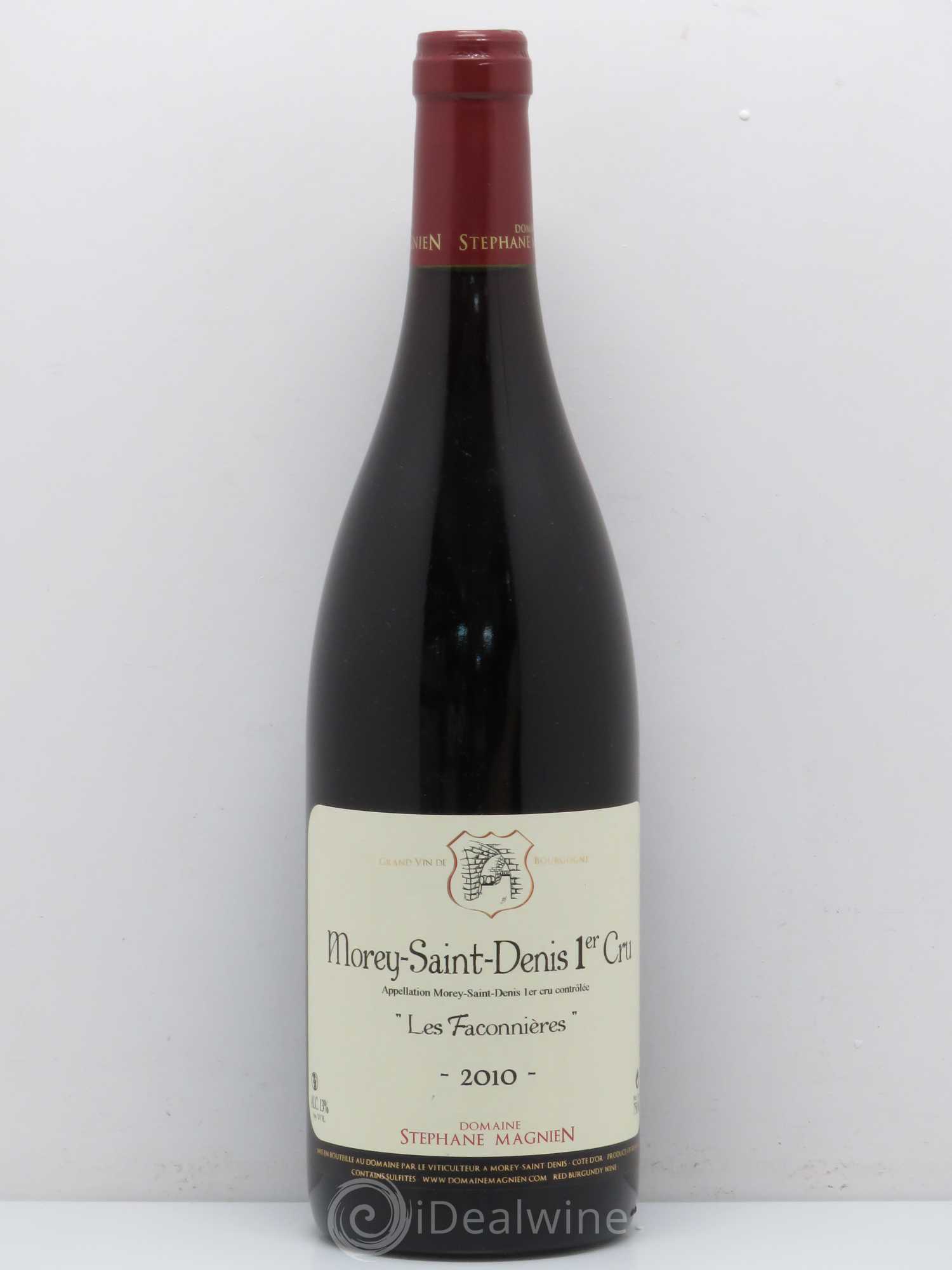 Morey-Saint-Denis 1er Cru Faconnières Domaine Stephane Magnien 2010 - Posten von 1 Flasche - 0