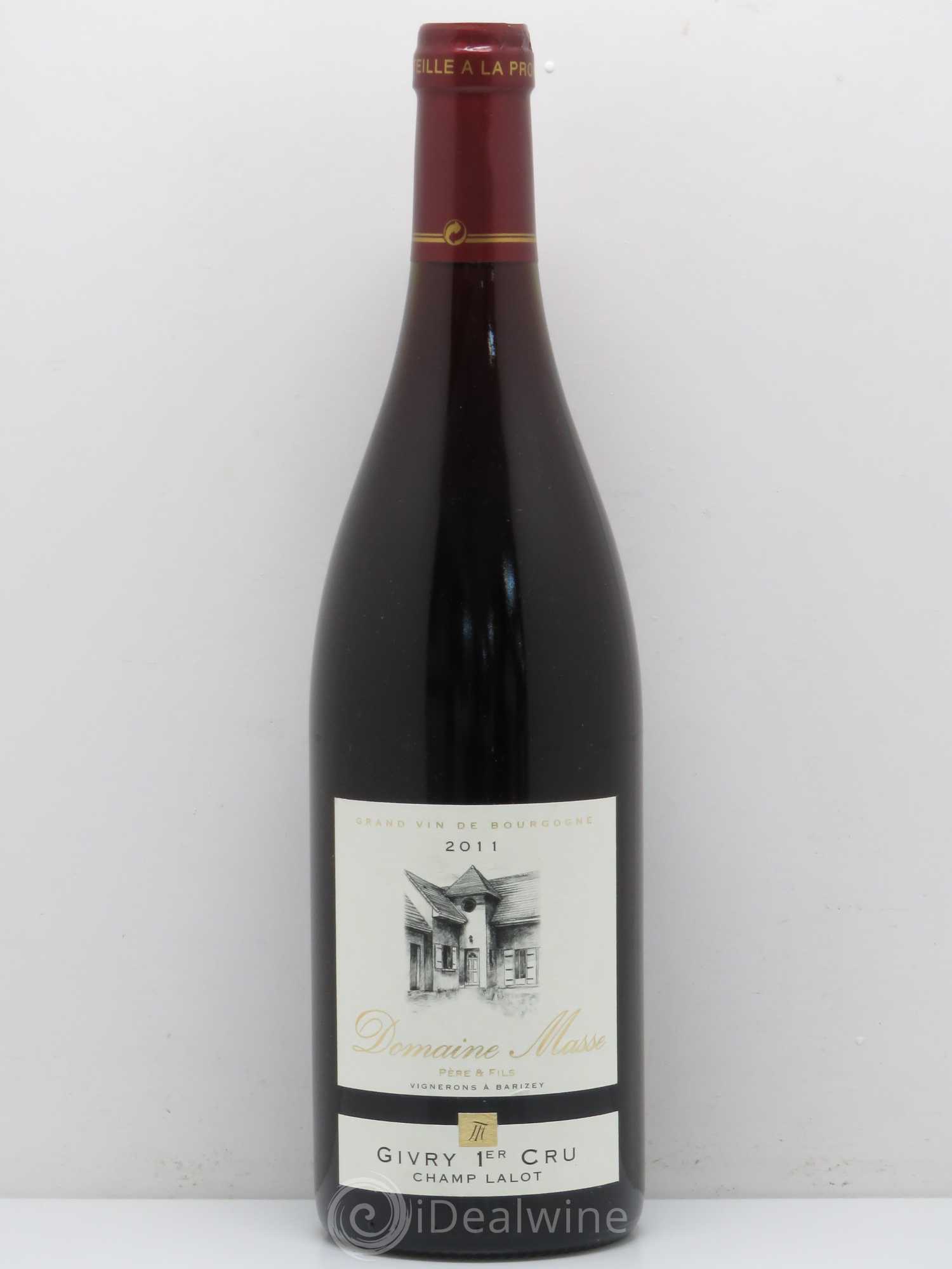 Givry 1er Cru Champ Lalot Domaine Masse Père Et Fils 2011 - Posten von 1 Flasche - 0