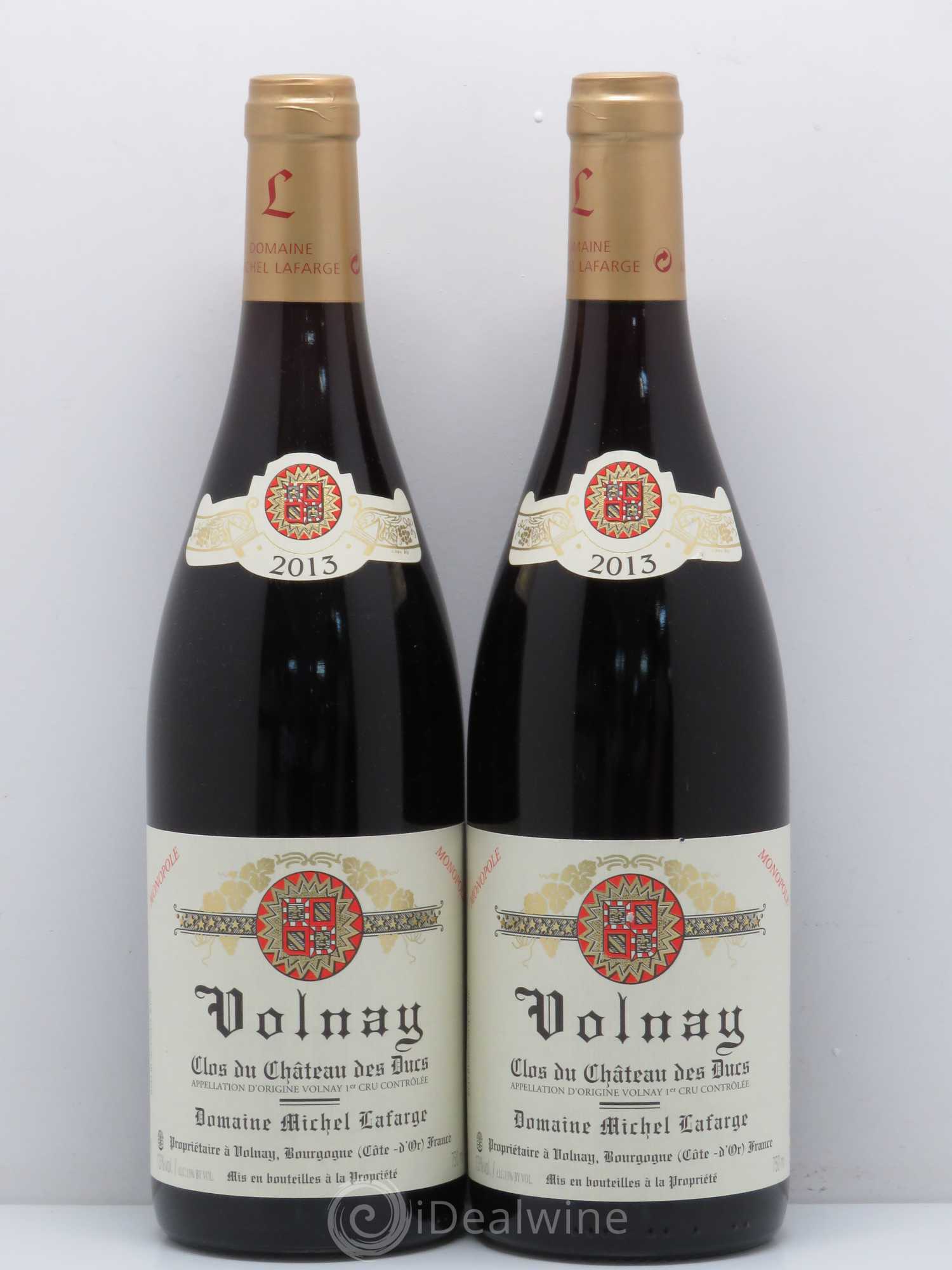 Volnay 1er Cru Clos du Château des Ducs Lafarge (Domaine) 2013 - Lot de 2 bouteilles - 0