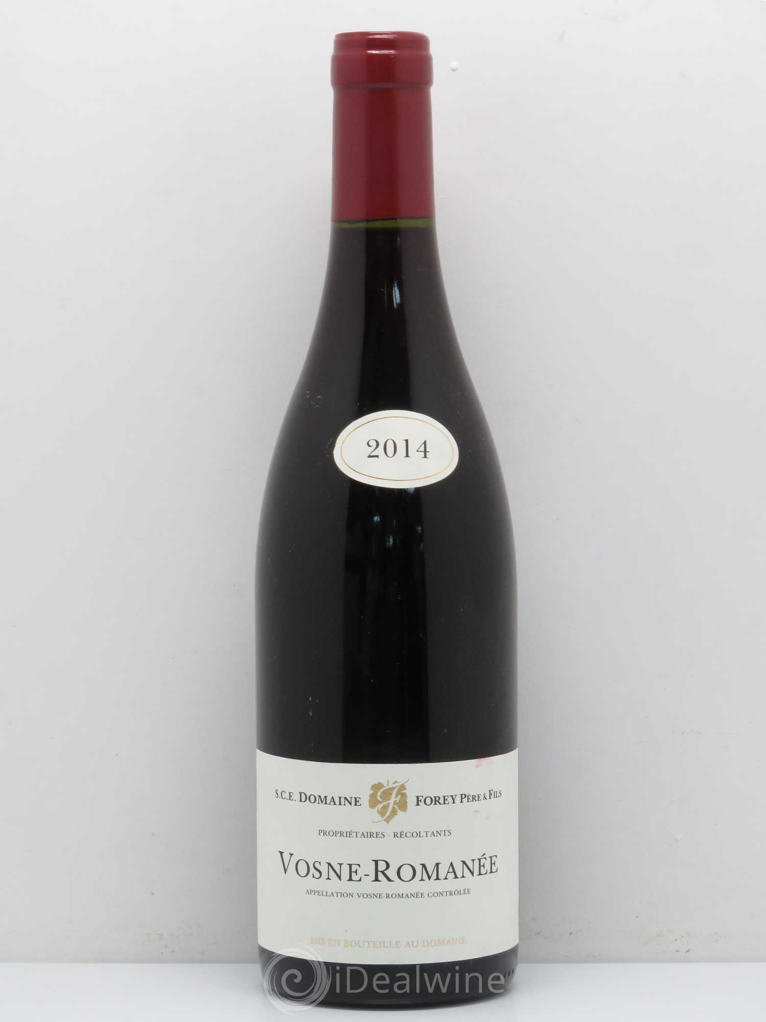 Vosne-Romanée Domaine Forey Père&Fils 2014 - Posten von 1 Flasche - 0