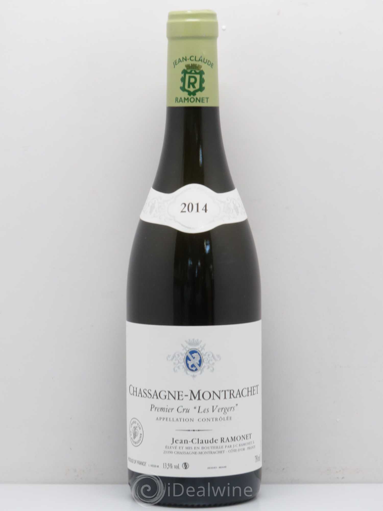 Chassagne-Montrachet 1er Cru Les Vergers Ramonet (Domaine) 2014 - Lot de 1 bouteille - 0