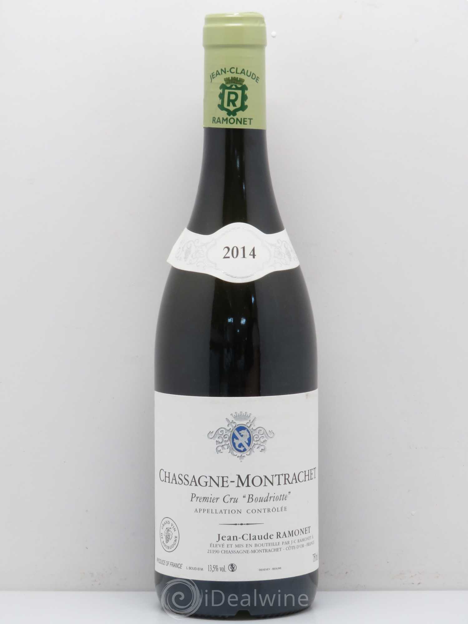 Chassagne-Montrachet 1er Cru Boudriotte Ramonet (Domaine) 2014 - Lot de 1 bouteille - 0