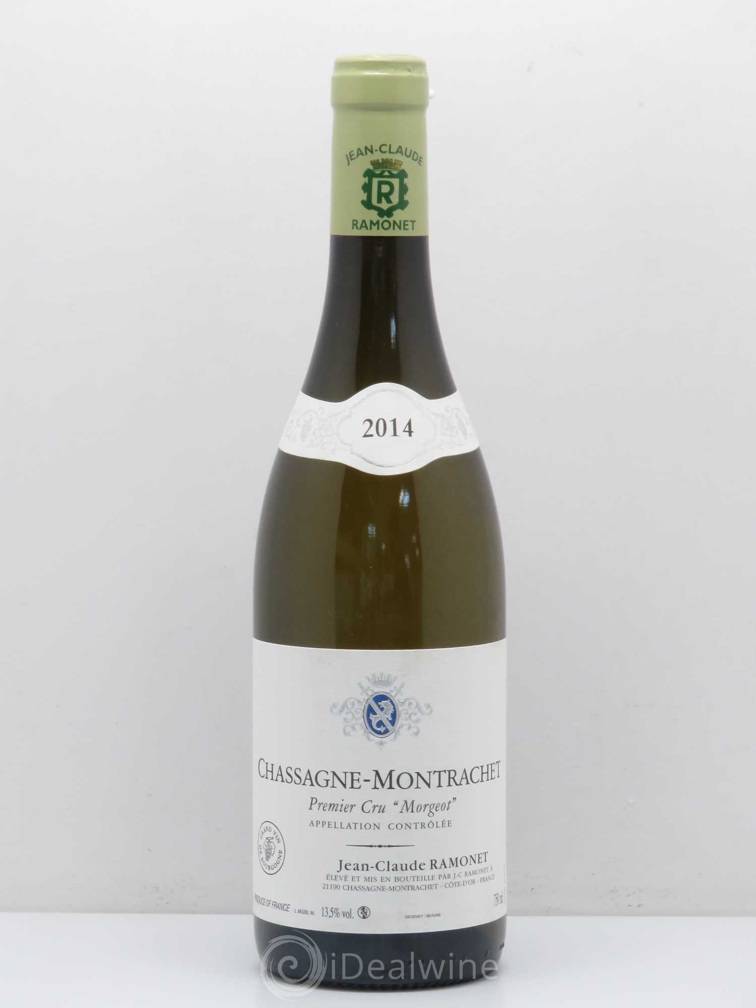 Chassagne-Montrachet 1er Cru Morgeot Ramonet (Domaine) 2014 - Lot de 1 bouteille - 0