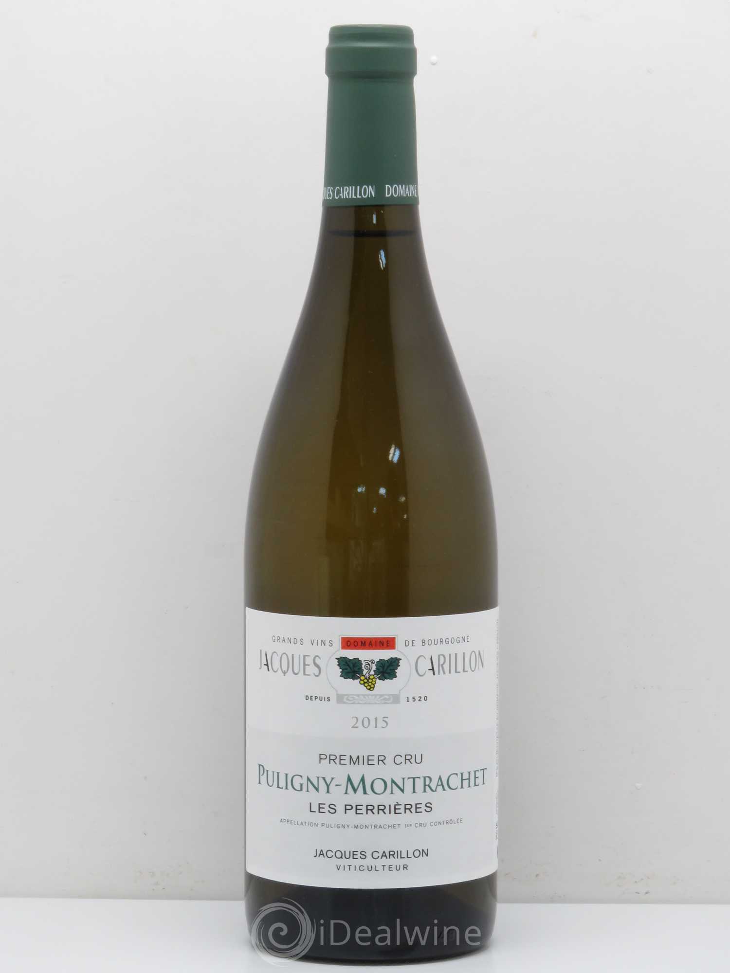 Puligny-Montrachet 1er Cru Les Perrieres Domaine Jacques Carillon 2015 - Posten von 1 Flasche - 0