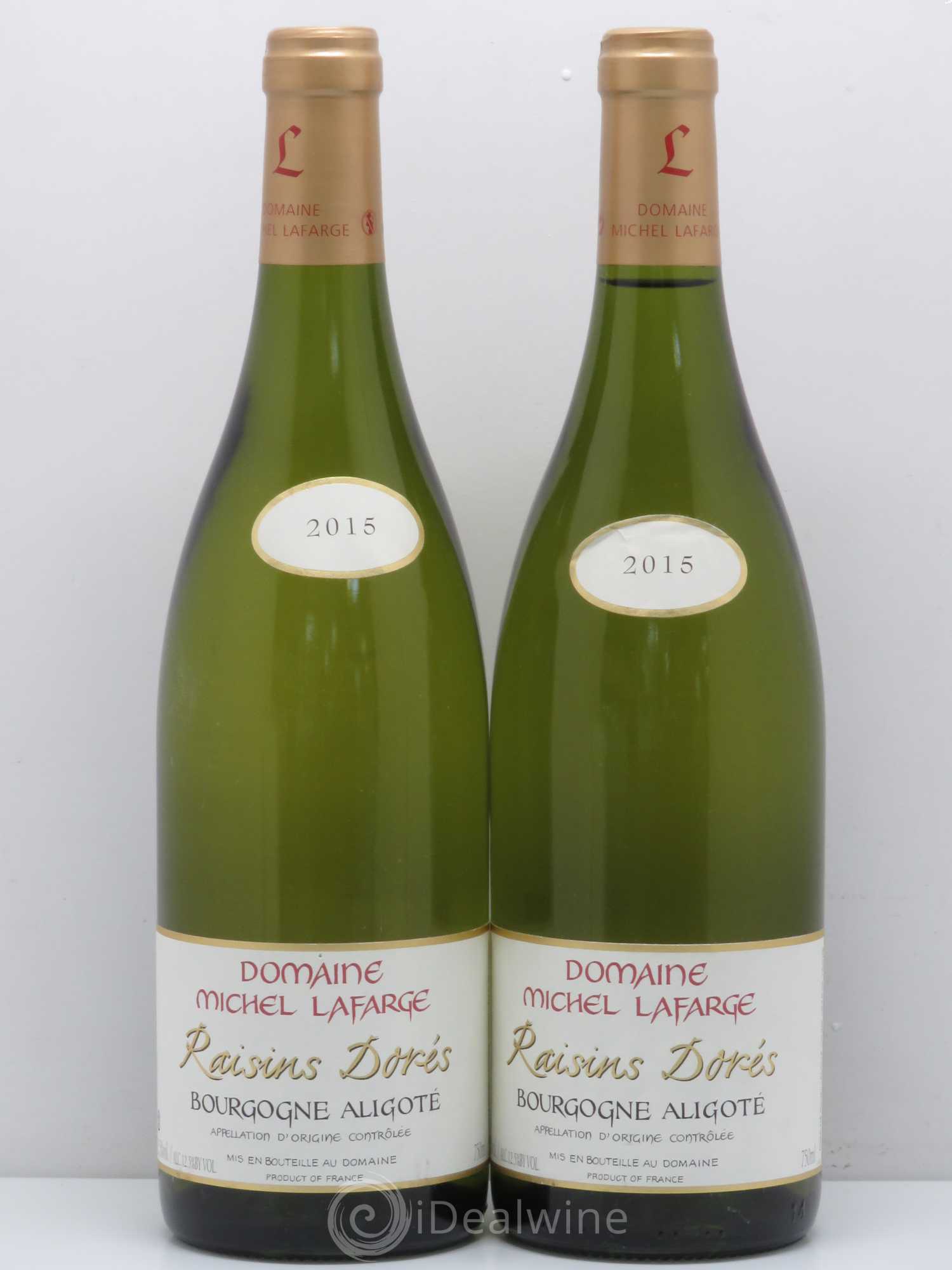 Bourgogne Aligoté Raisins Dorés Domaine Michel Lafarge 2015 - Posten von 2 Flaschen - 0