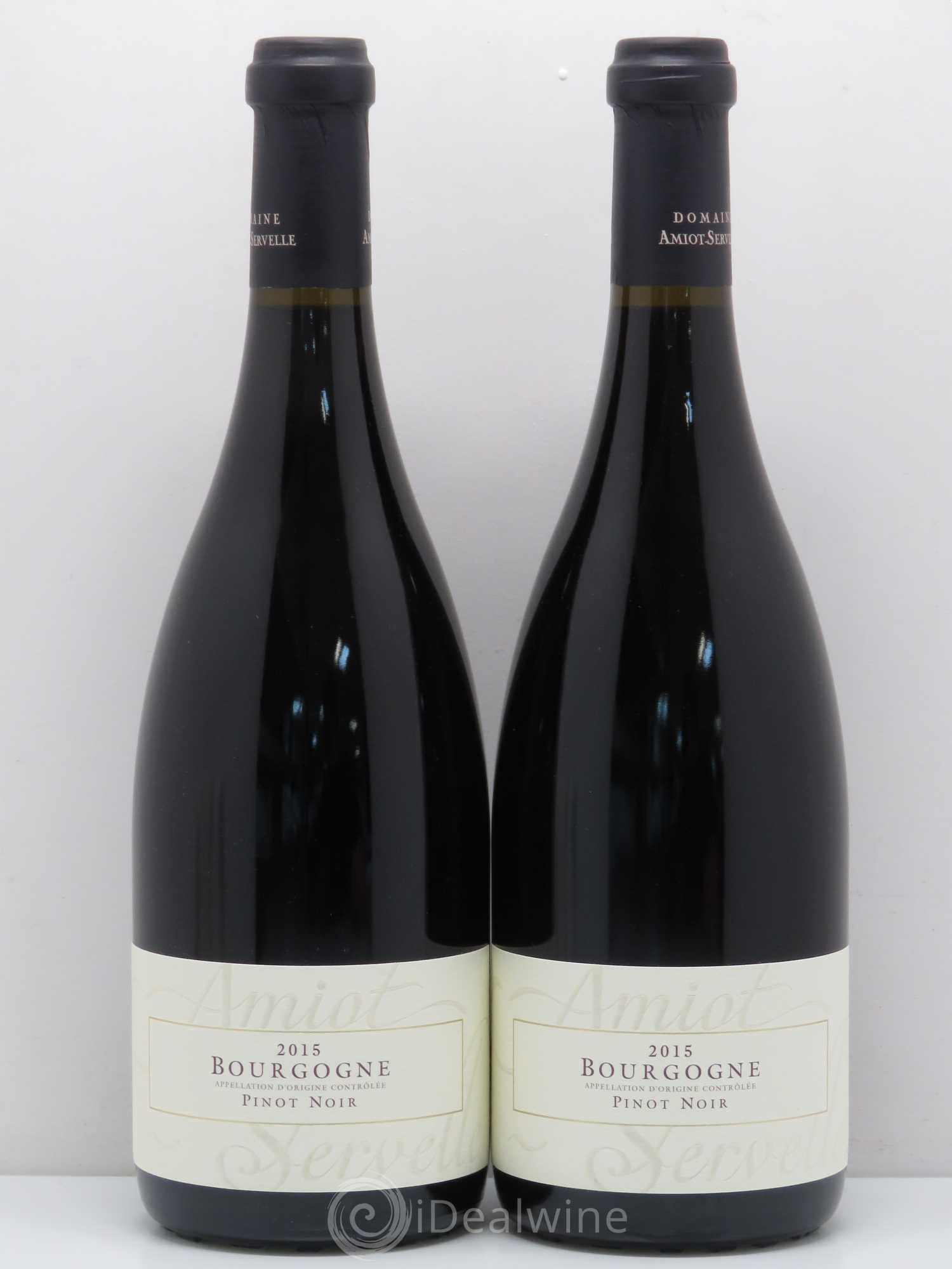 Bourgogne Pinot Noir Domaine Amiot Servelle 2015 - Posten von 2 Flaschen - 0