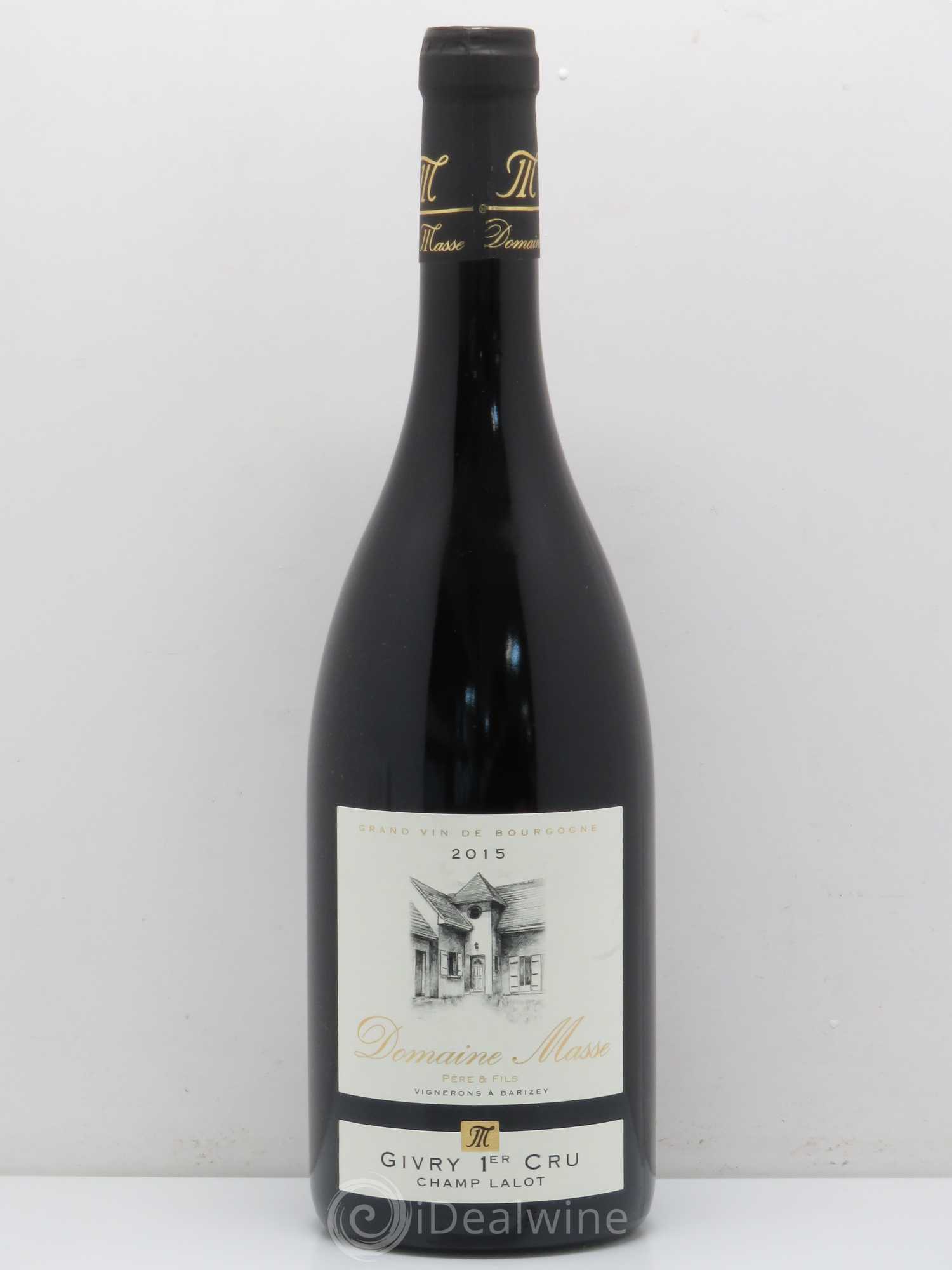Givry 1er Cru Champ Lalot Domaine Masse Pere Et Fils 2015 - Posten von 1 Flasche - 0