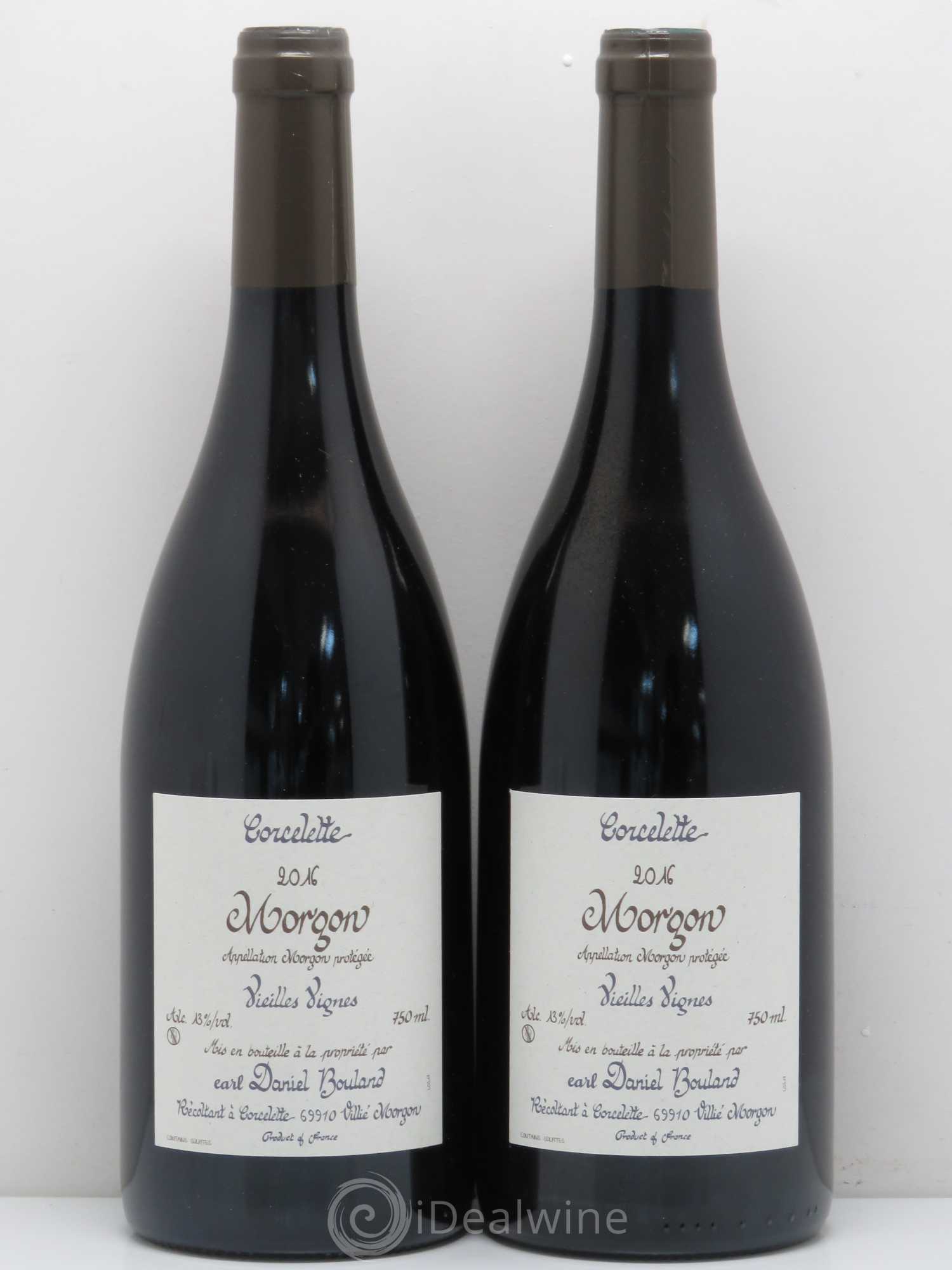 Morgon Corcelette Daniel Bouland (Domaine) 2016 - Lotto di 2 bottiglie - 0