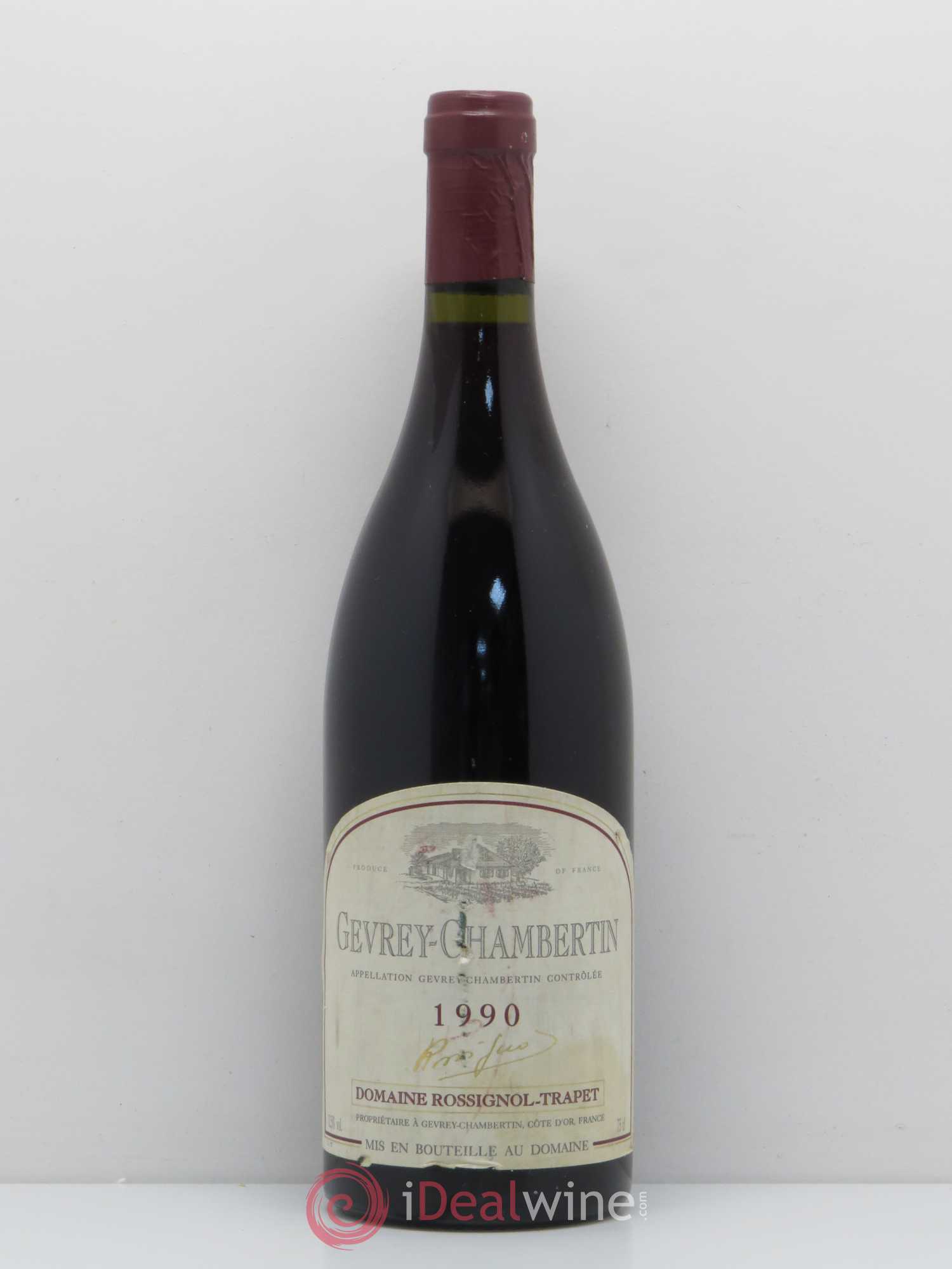 Gevrey-Chambertin Domaine Rossignol-Trapet 1990 - Posten von 1 Flasche - 0