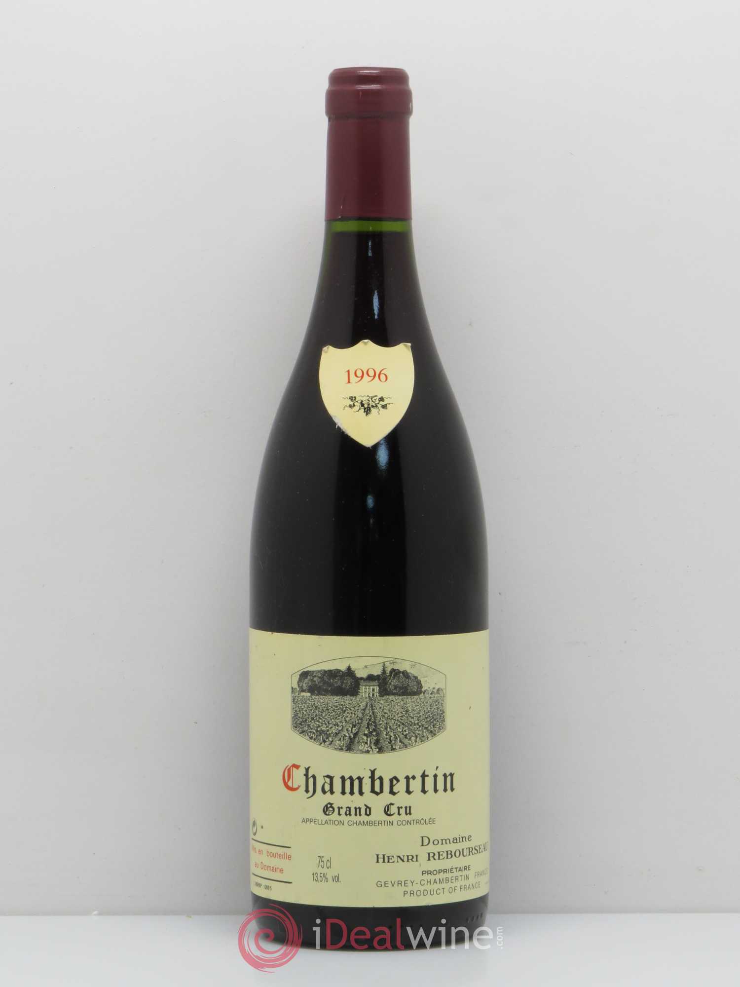 Chambertin Grand Cru Henri Rebourseau 1996 - Lot de 1 bouteille - 0