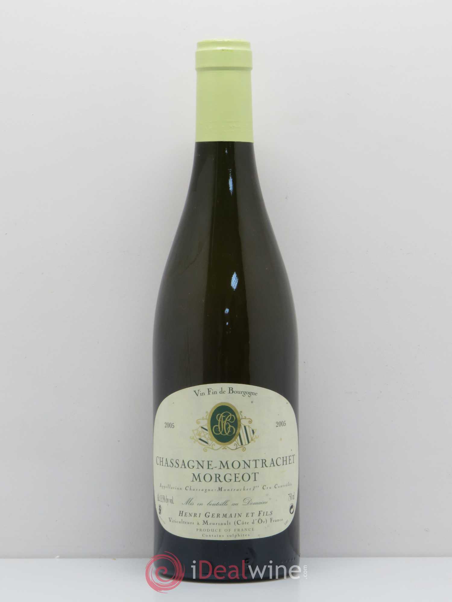 Chassagne-Montrachet 1er Cru Morgeot Domaine Henri Germain et Fils 2005 - Lotto di 1 bottiglia - 0