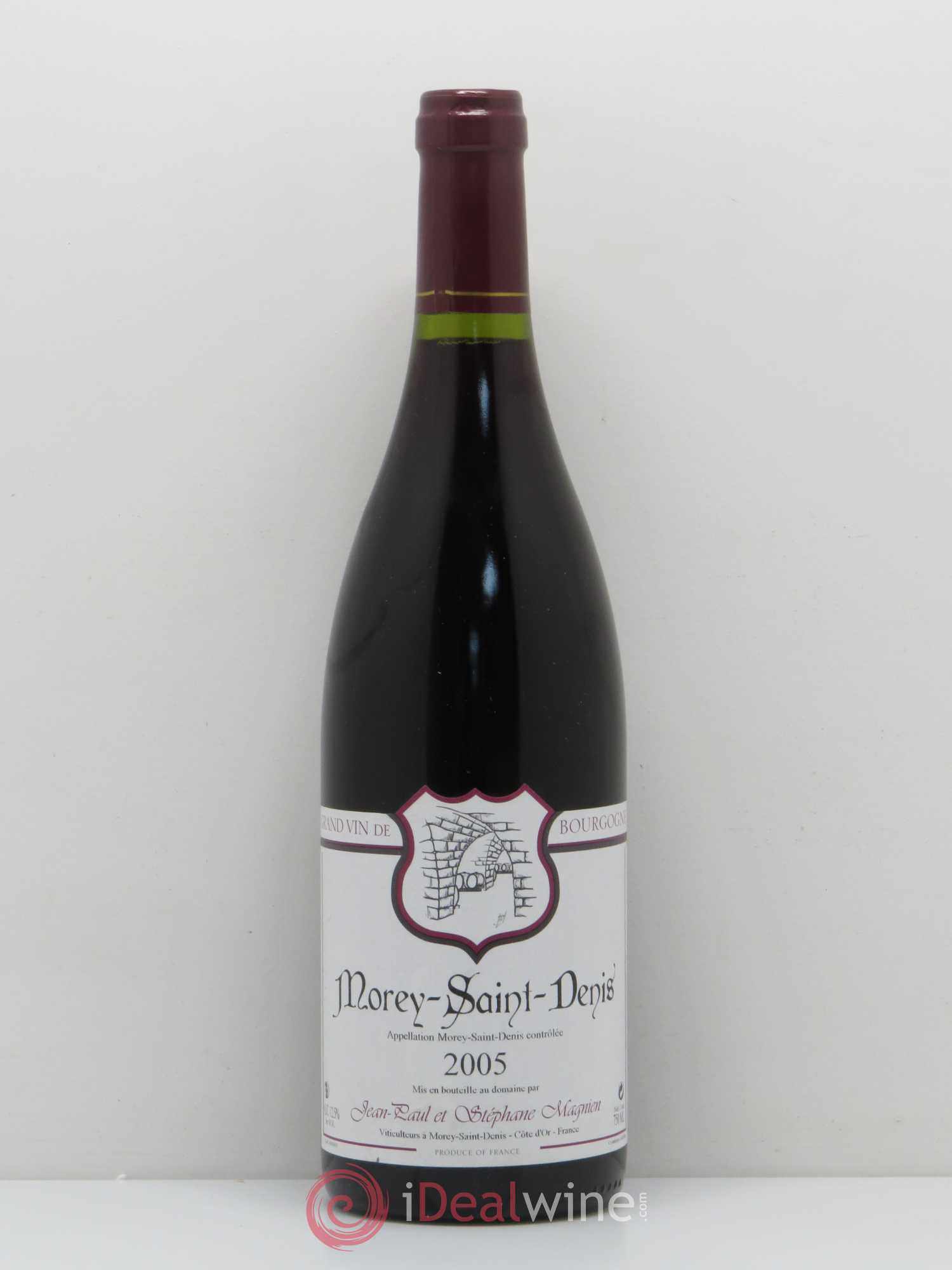 Morey-Saint-Denis Domaine Stéphane Magnien 2005 - Lot de 1 bouteille - 0