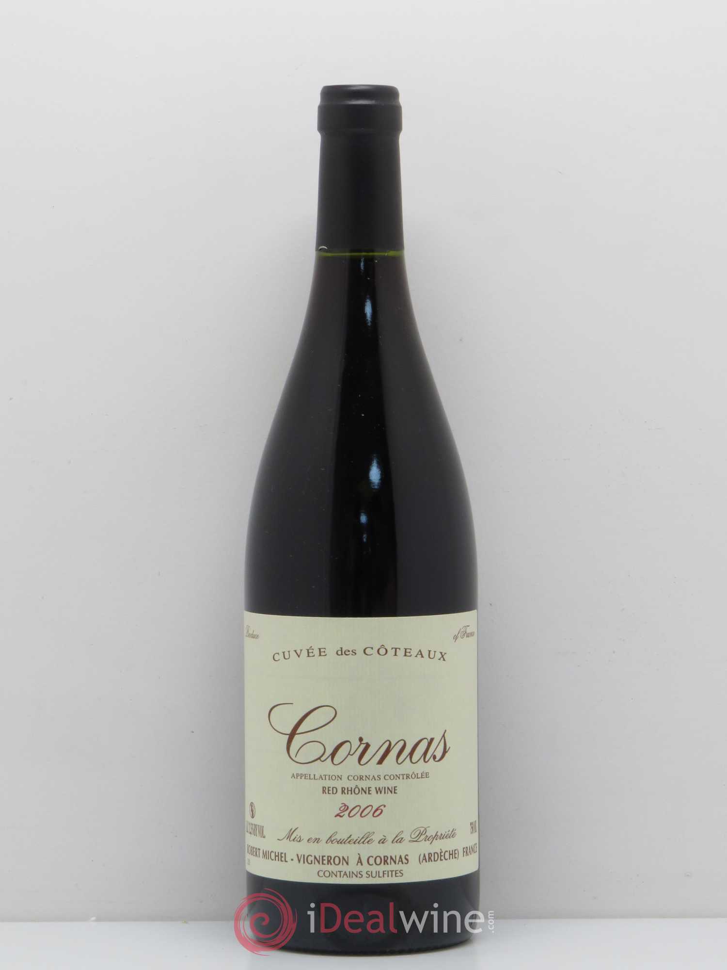 Cornas Cuvée Des Coteaux Domaine Robert Michel 2006 - Posten von 1 Flasche - 0