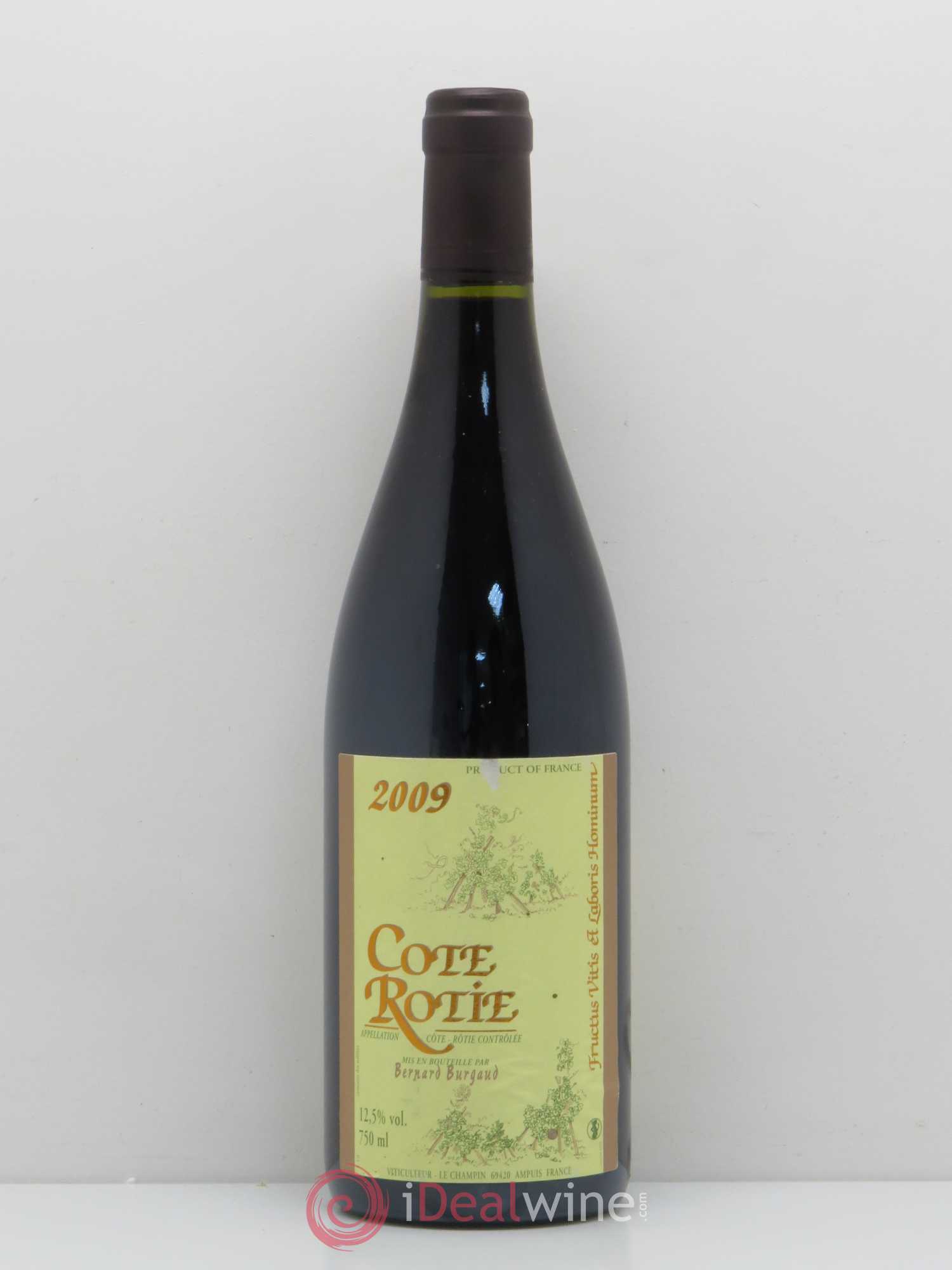 Côte-Rôtie Bernard Burgaud 2009 - Lot de 1 bouteille - 0
