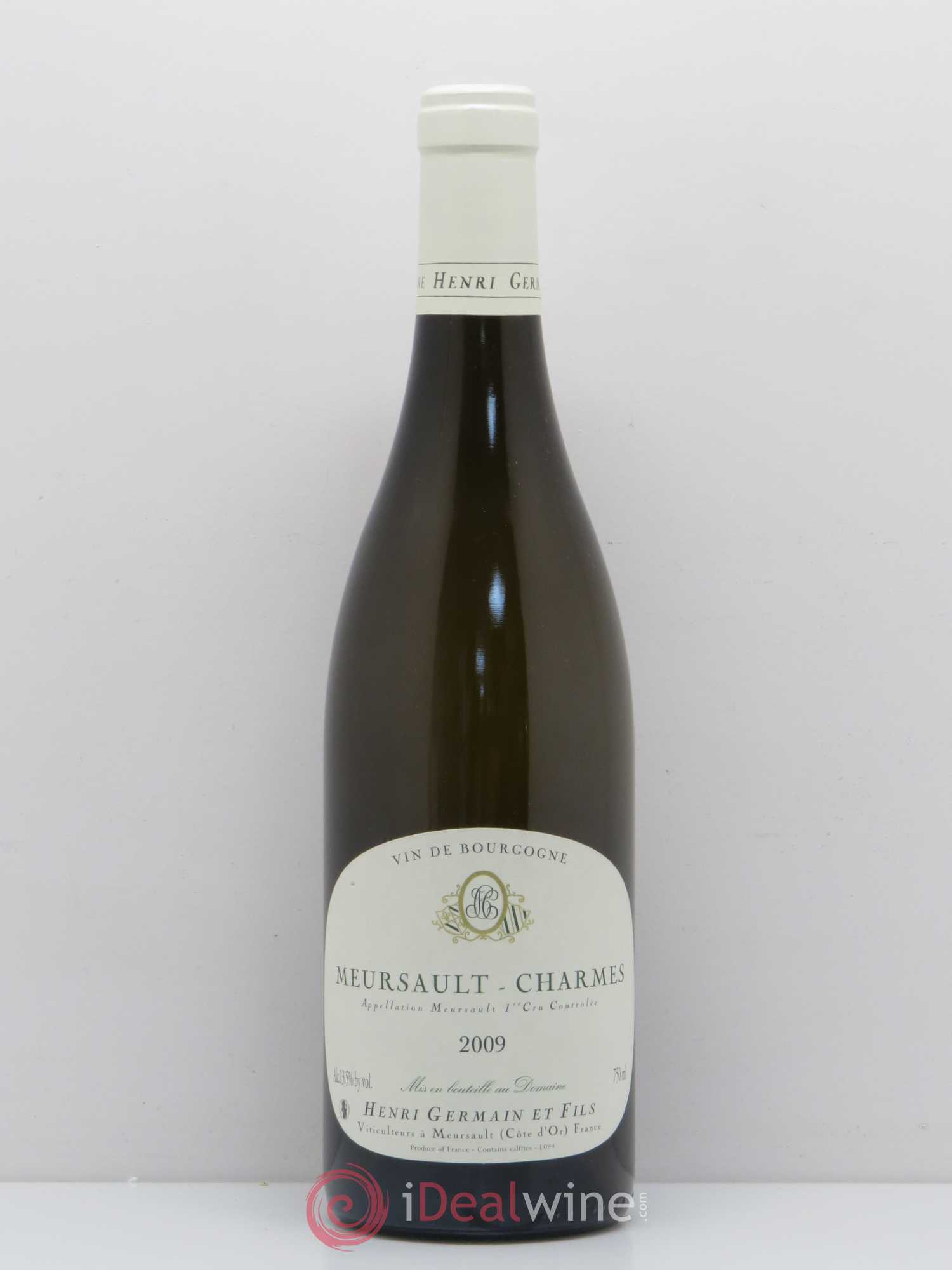 Meursault 1er Cru Charmes Domaine Henri Germain et Fils 2009 - Posten von 1 Flasche - 0