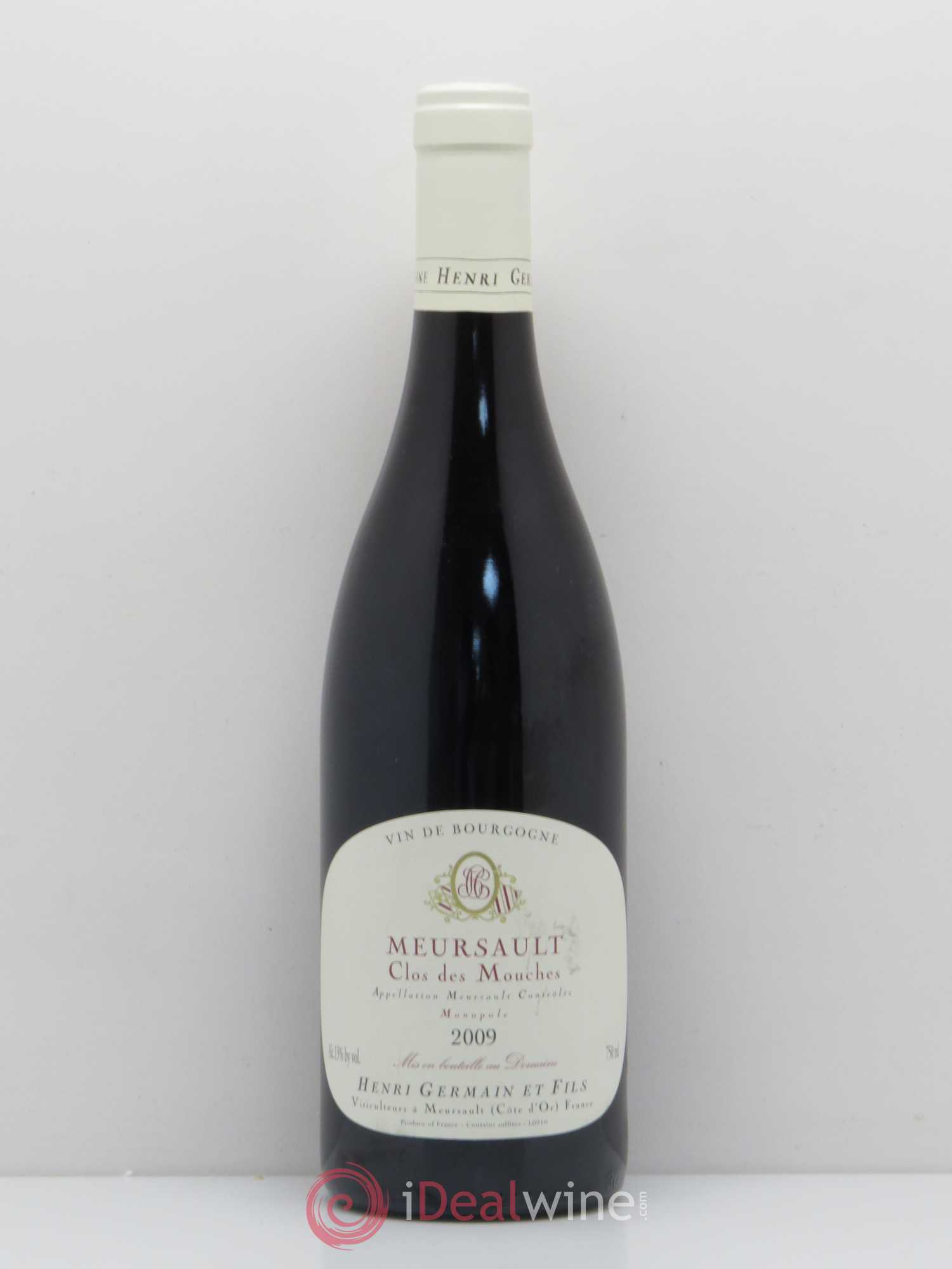 Meursault Clos Des Mouches Domaine Henri Germain et Fils 2009 - Posten von 1 Flasche - 0