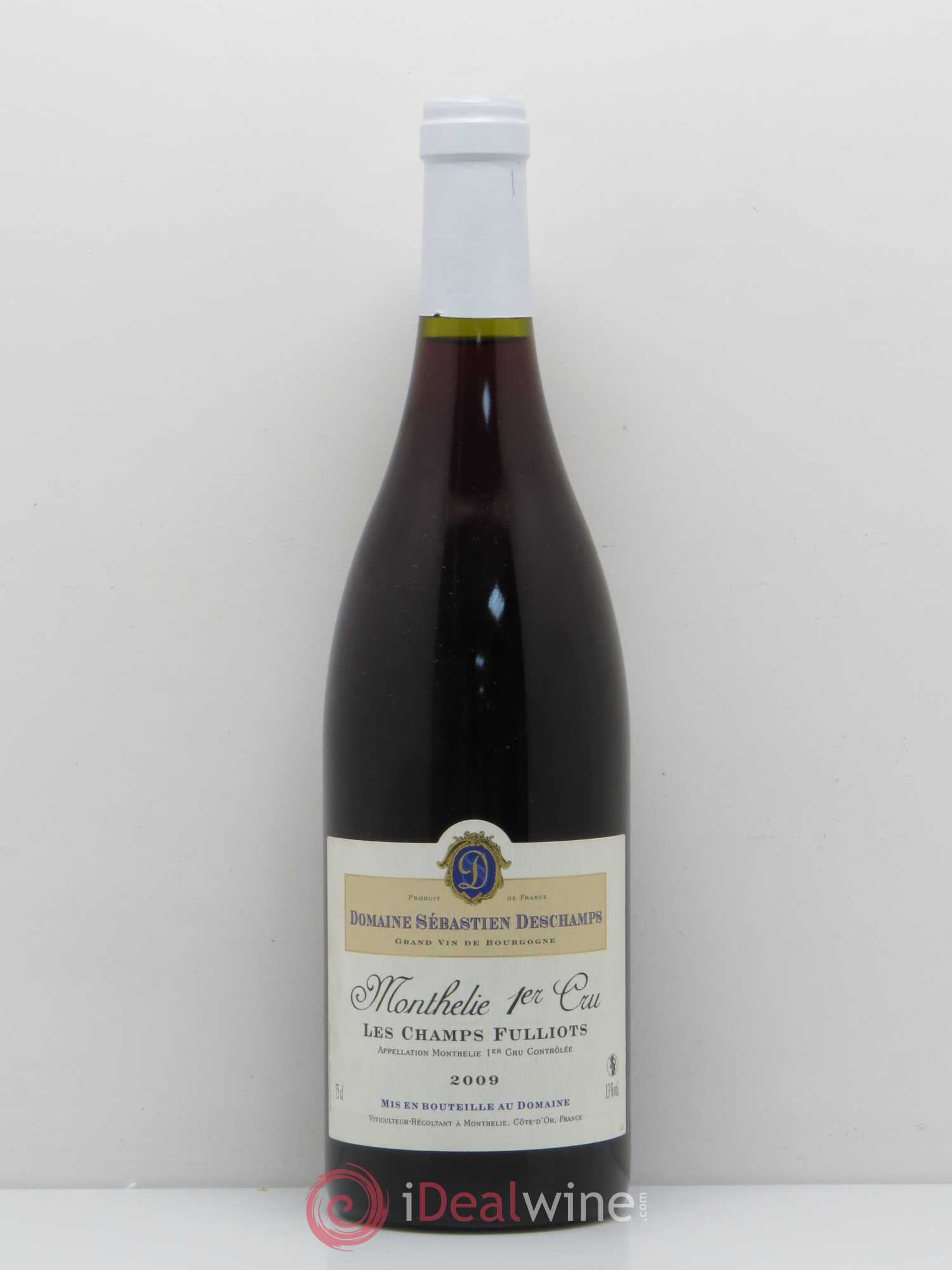 Monthélie 1er Cru Les Champs Fulliot Domaine Sébastien Deschamps 2009 - Posten von 1 Flasche - 0