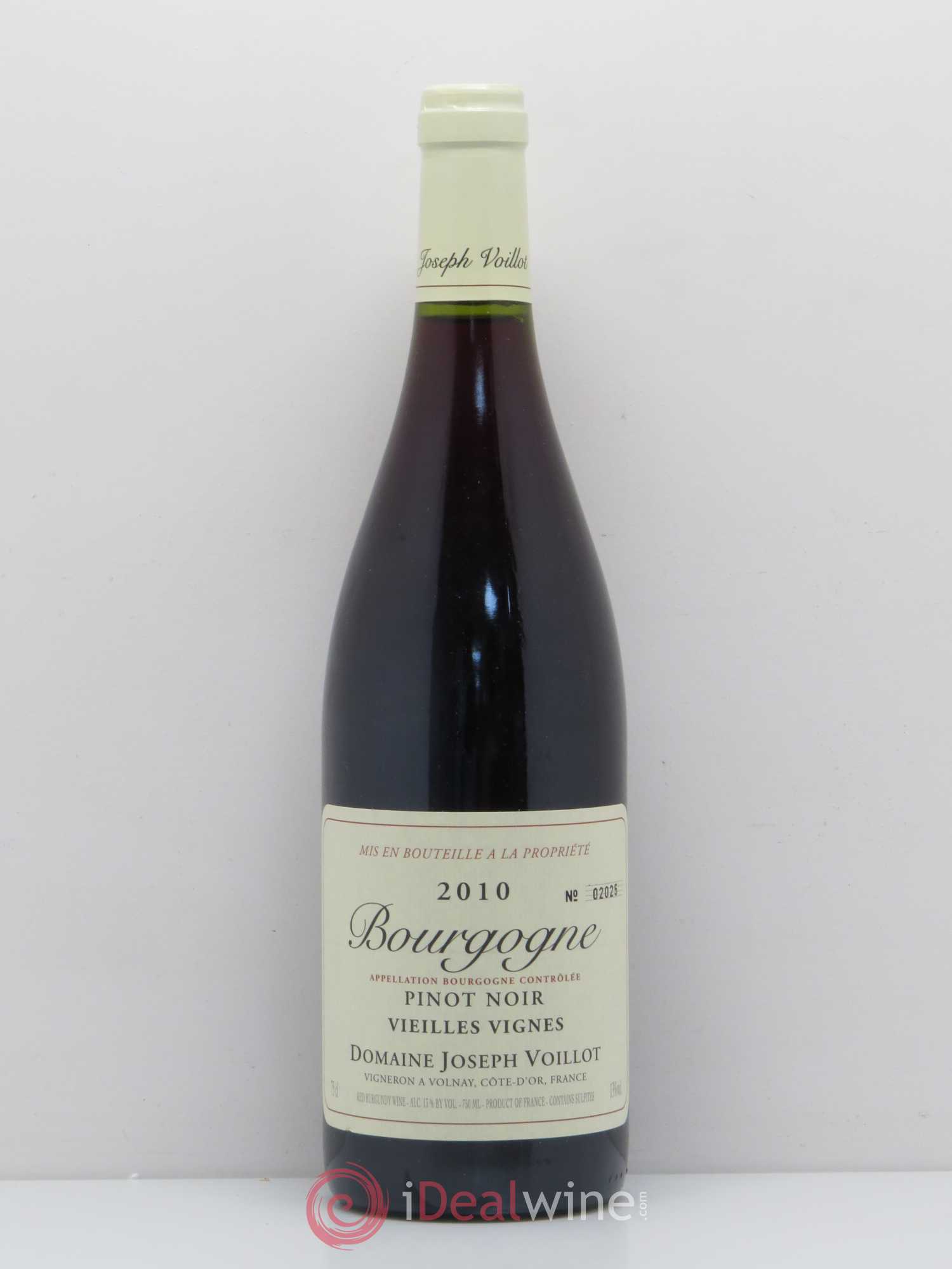 Bourgogne Vieilles Vignes Domaine Joseph Voillot 2010 - Posten von 1 Flasche - 0