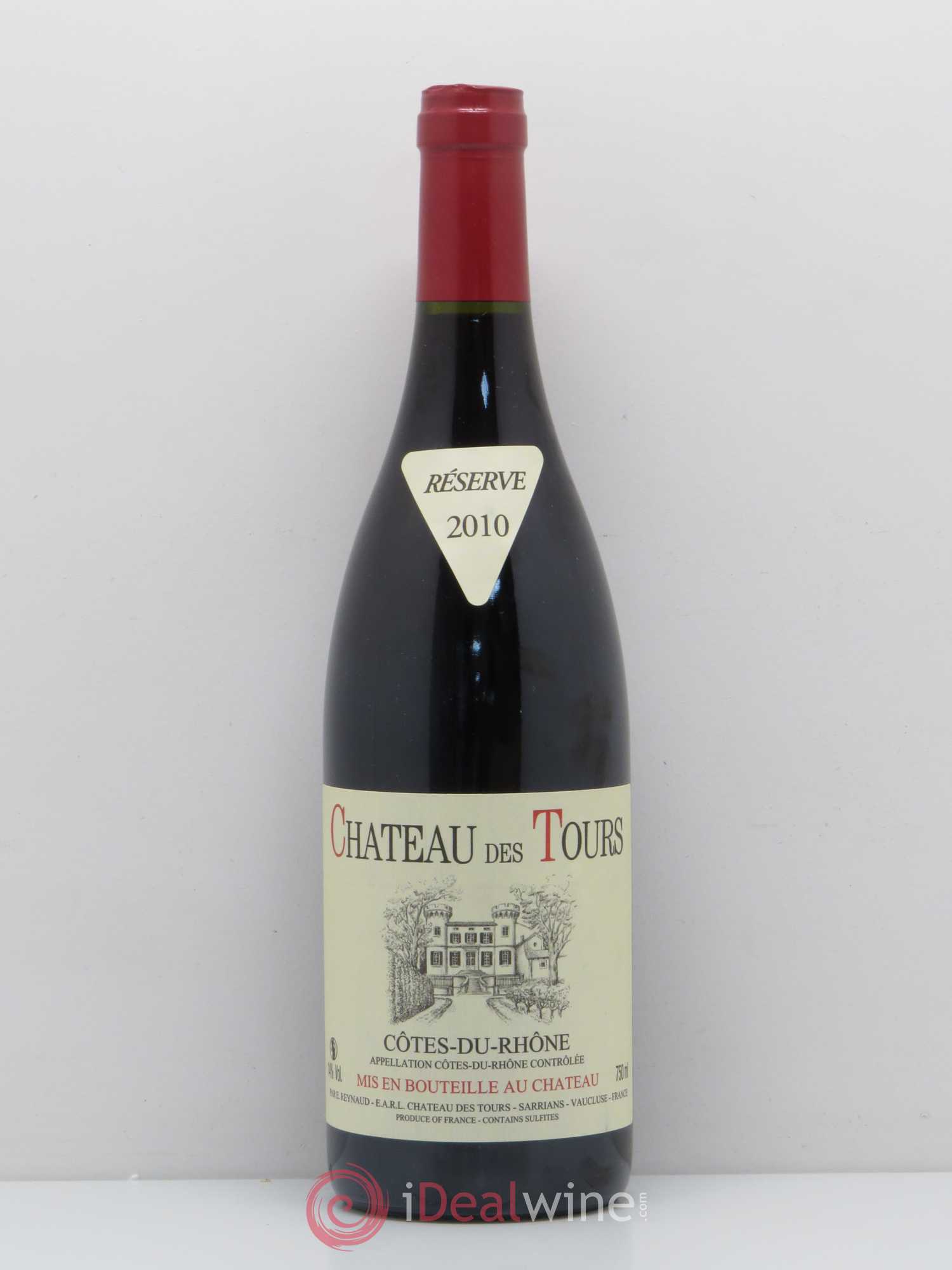 Côtes-du-Rhône Château des Tours Emmanuel Reynaud 2010 - Lot de 1 bouteille - 0