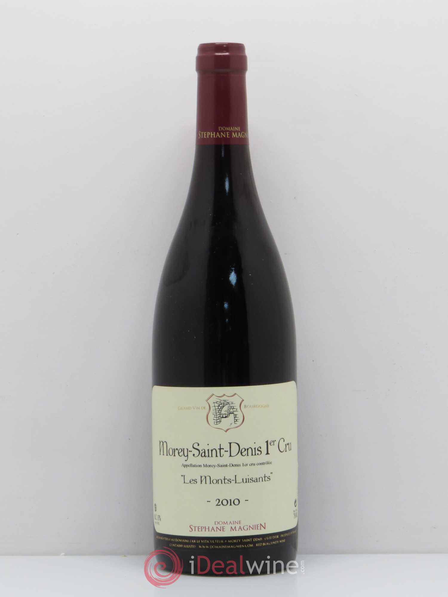 Morey-Saint-Denis 1er Cru Les Monts Luisants Domaine Stéphane Magnien 2010 - Posten von 1 Flasche - 0