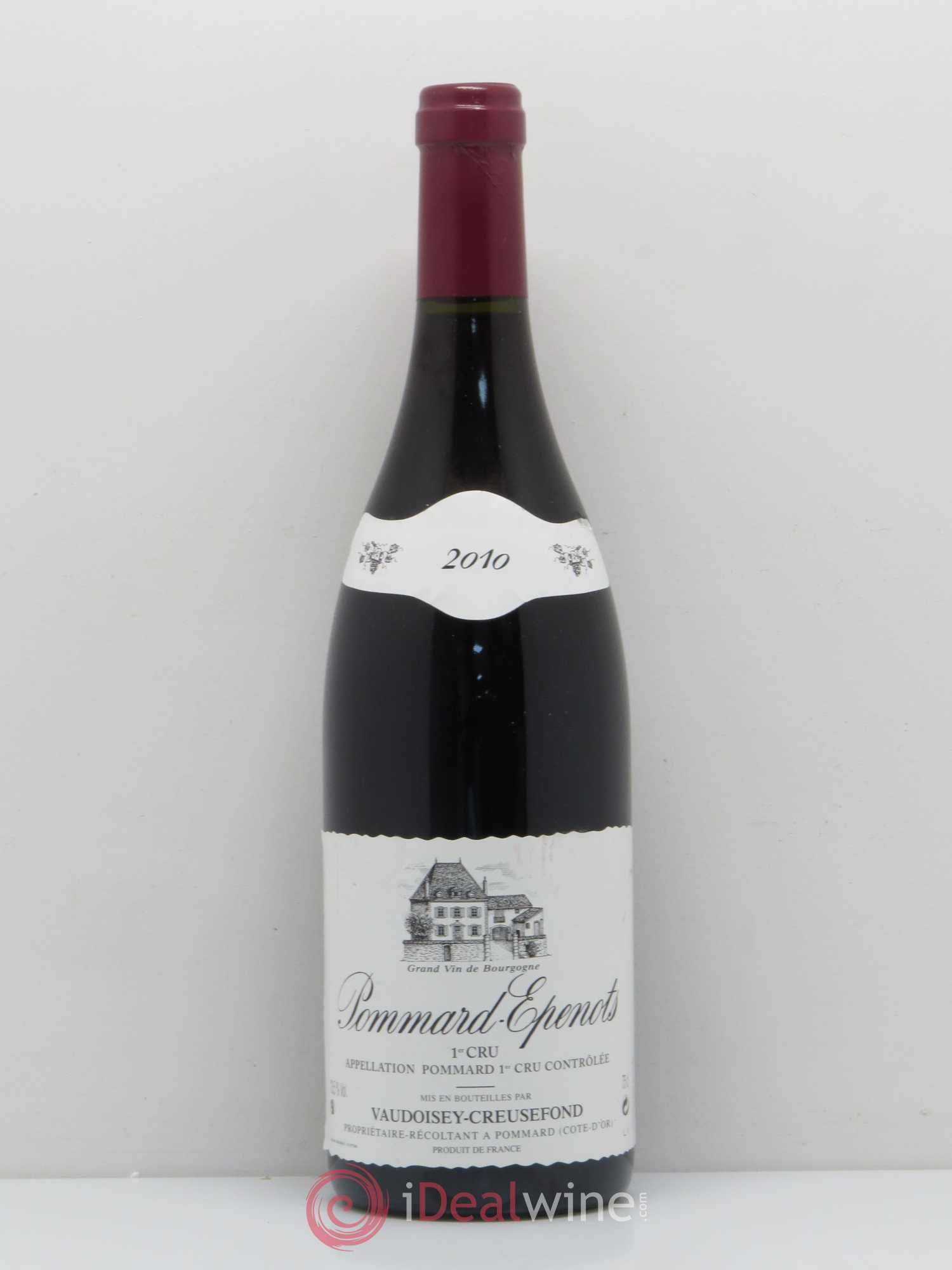 Pommard 1er Cru Epenots Domaine Vaudoisey-Creusefond 2010 - Lot de 1 bouteille - 0