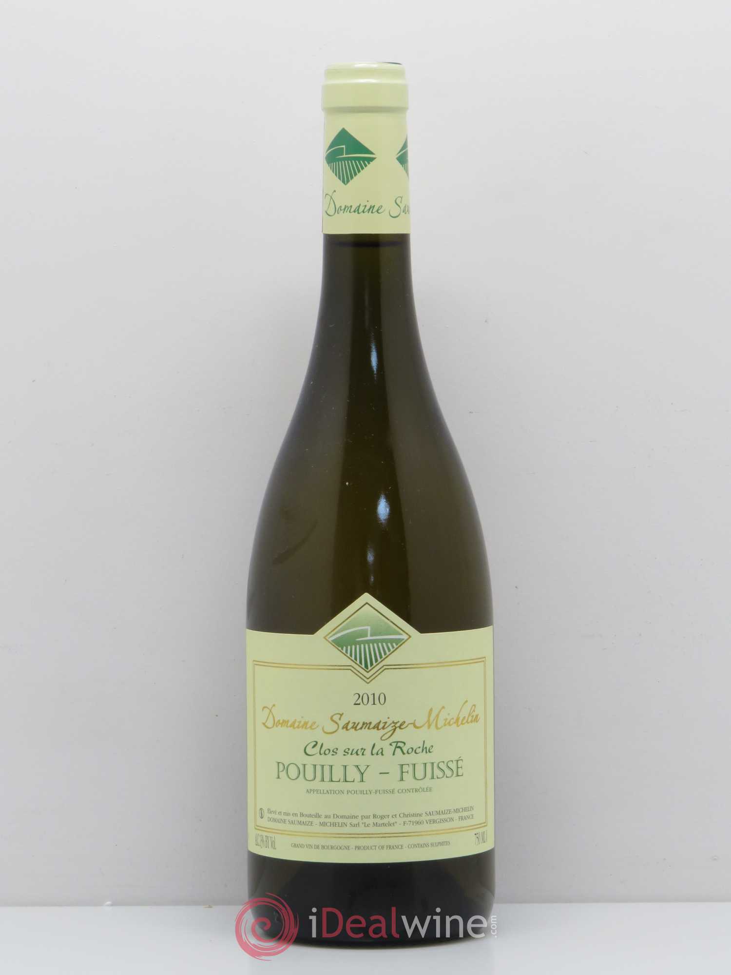 Pouilly-Fuissé Sur la Roche Jacques et Nathalie Saumaize Michelin 2010 - Posten von 1 Flasche - 0