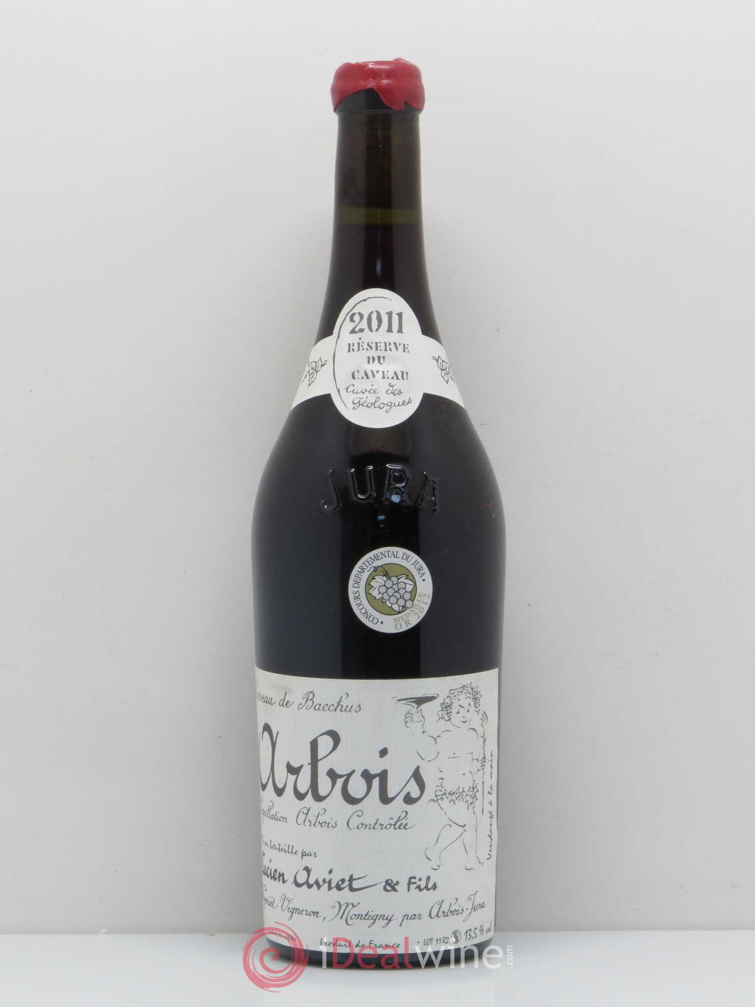 Vin de Savoie Arbois Trousseau Rosière Cuvée des Géologues Domaine Lucien Aviet 2011 - Posten von 1 Flasche - 0