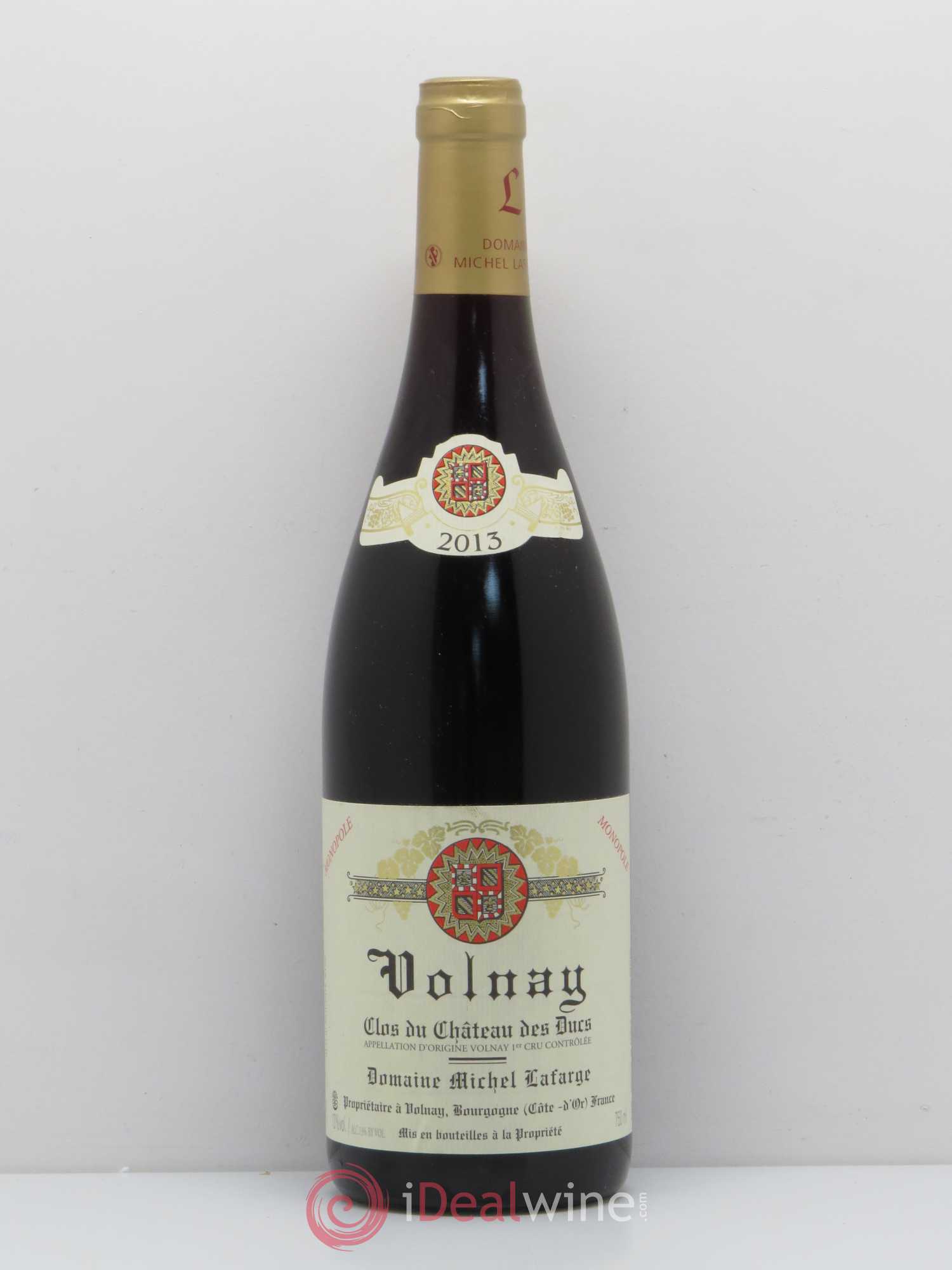 Volnay 1er Cru Clos du Château des Ducs Lafarge (Domaine) (sans prix de réserve) 2013 - Lot de 1 bouteille - 0