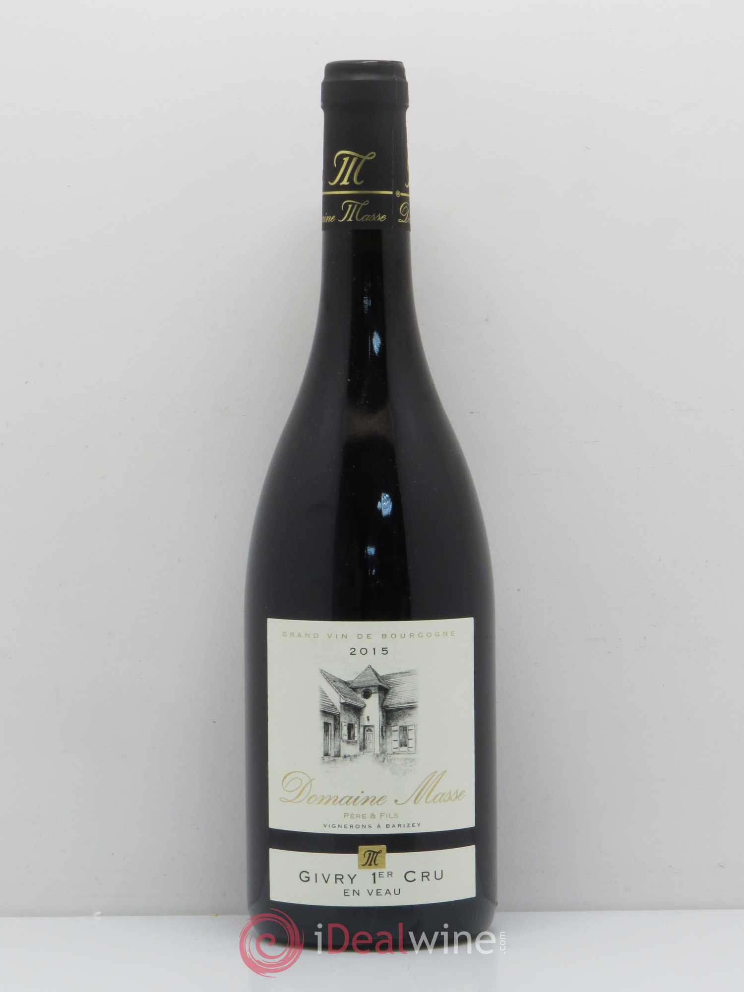 Givry 1er Cru En Veau Domaine Masse Père et Fils (sans prix de réserve) 2015 - Posten von 1 Flasche - 0