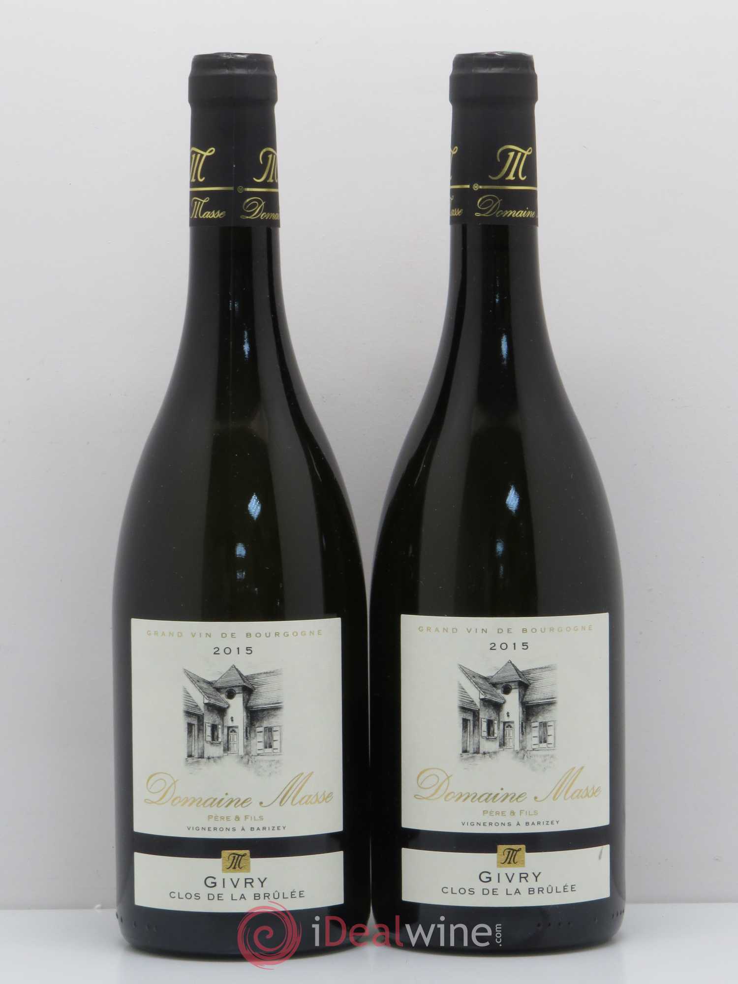 Givry Clos De La Brulée (sans prix de réserve) 2015 - Posten von 2 Flaschen - 0