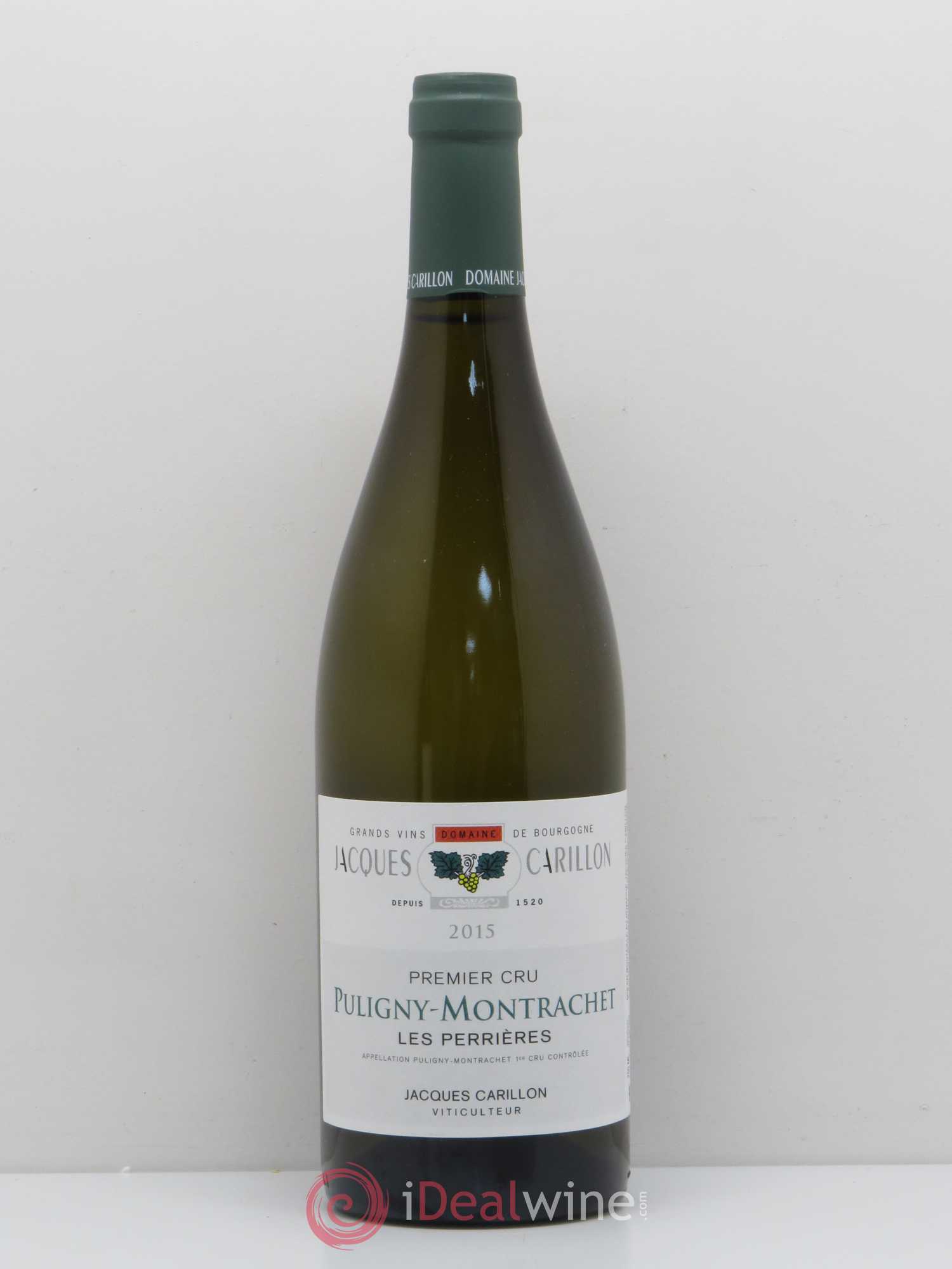 Puligny-Montrachet 1er Cru Les Perrières Domaine Jacques Carillon 2015 - Posten von 1 Flasche - 0