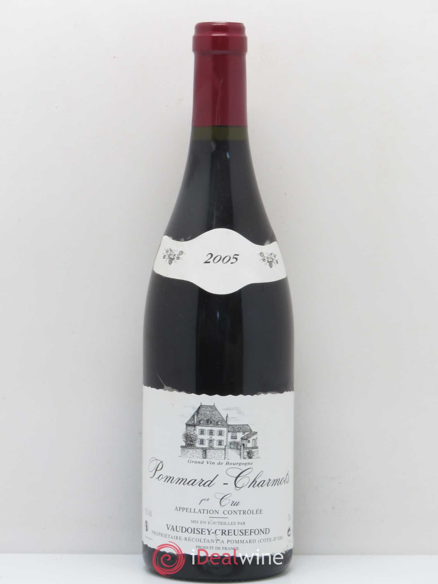 Pommard 1er Cru Charmots Domaine Vaudoisey Creusefond 2005 - Lot de 1 bouteille - 0