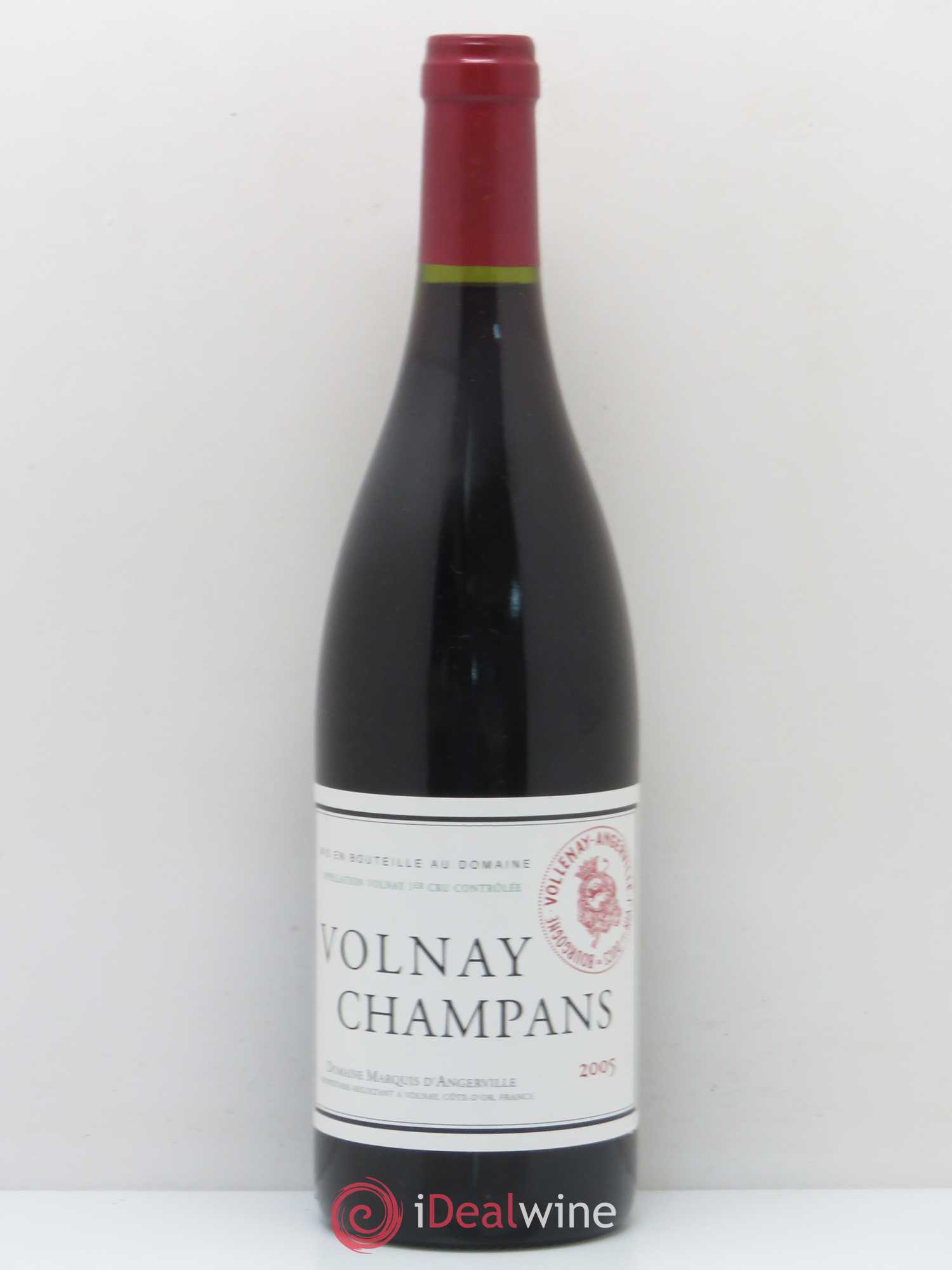 Volnay 1er Cru Champans Marquis d'Angerville (Domaine) 2005 - Lot de 1 bouteille - 0