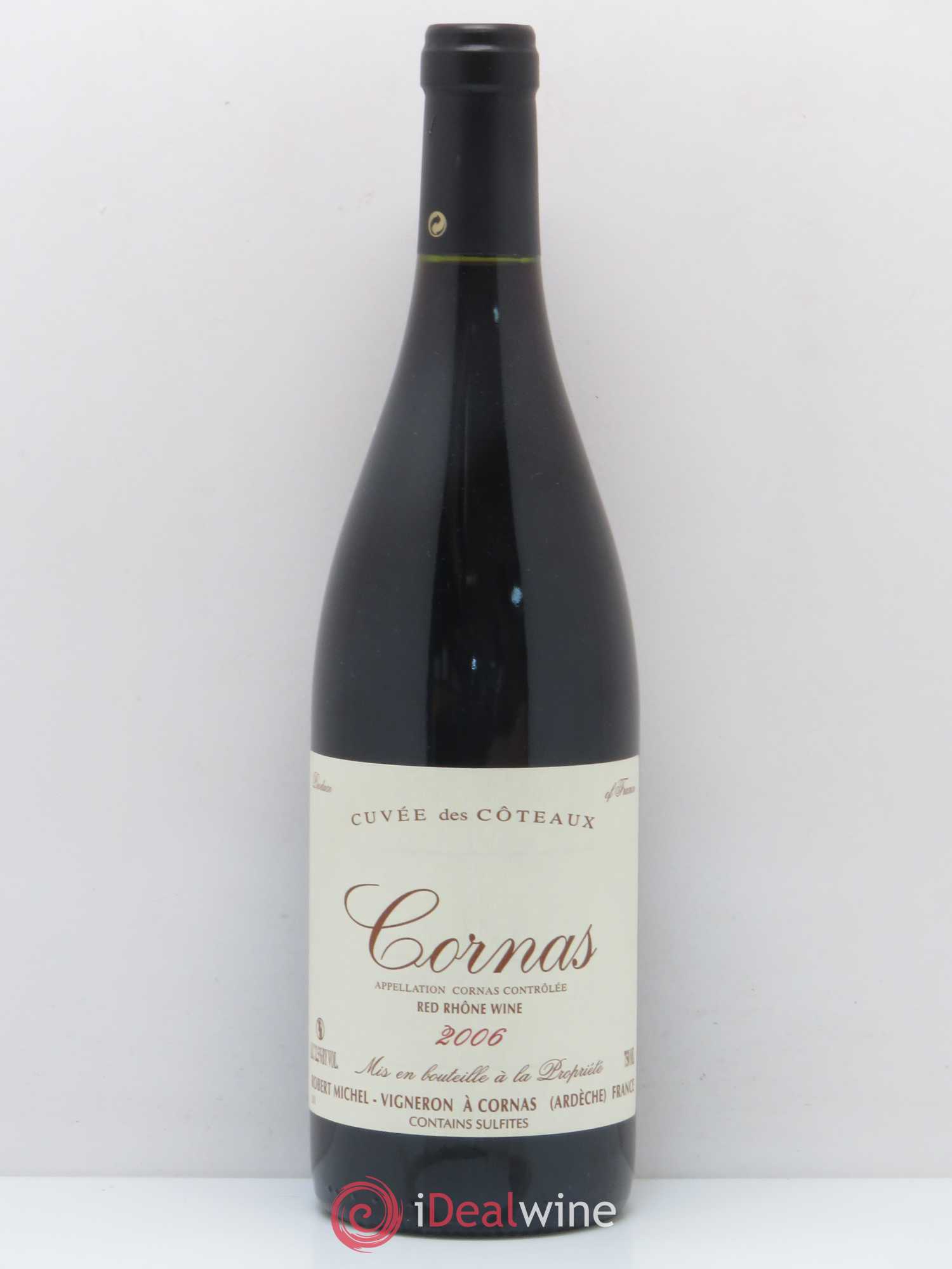 Cornas Cuvée des Coteaux Robert Michel 2006 - Lot de 1 bouteille - 0