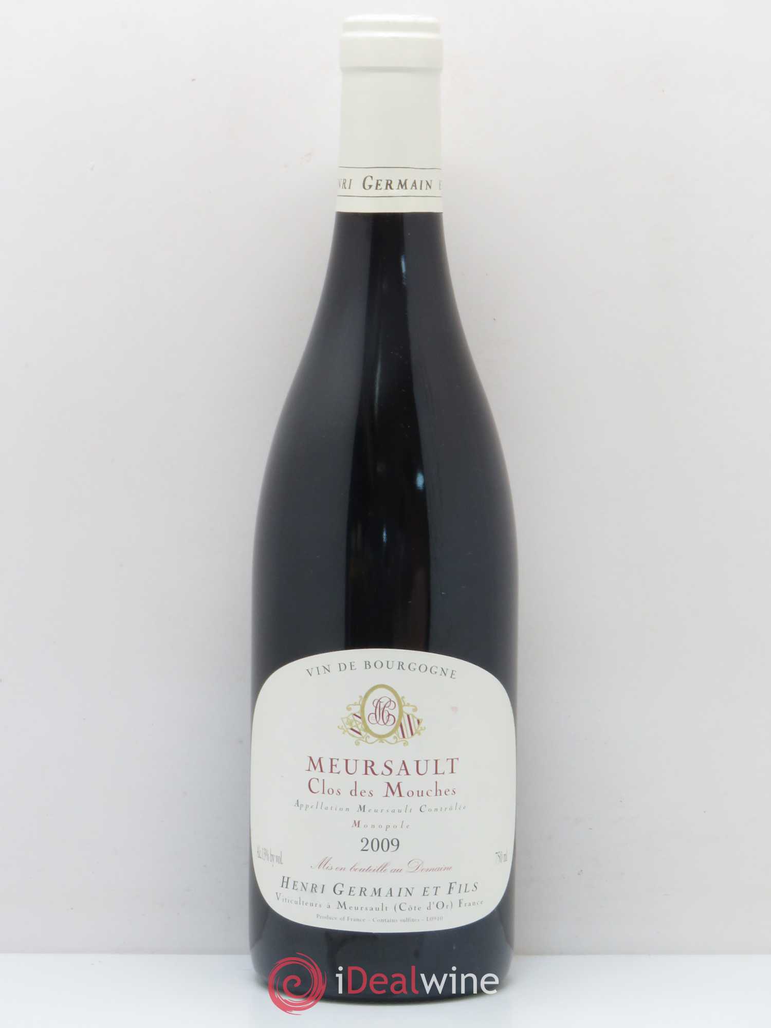 Meursault Clos des Mouches domaine Henri Germain et Fils 2009 - Posten von 1 Flasche - 0