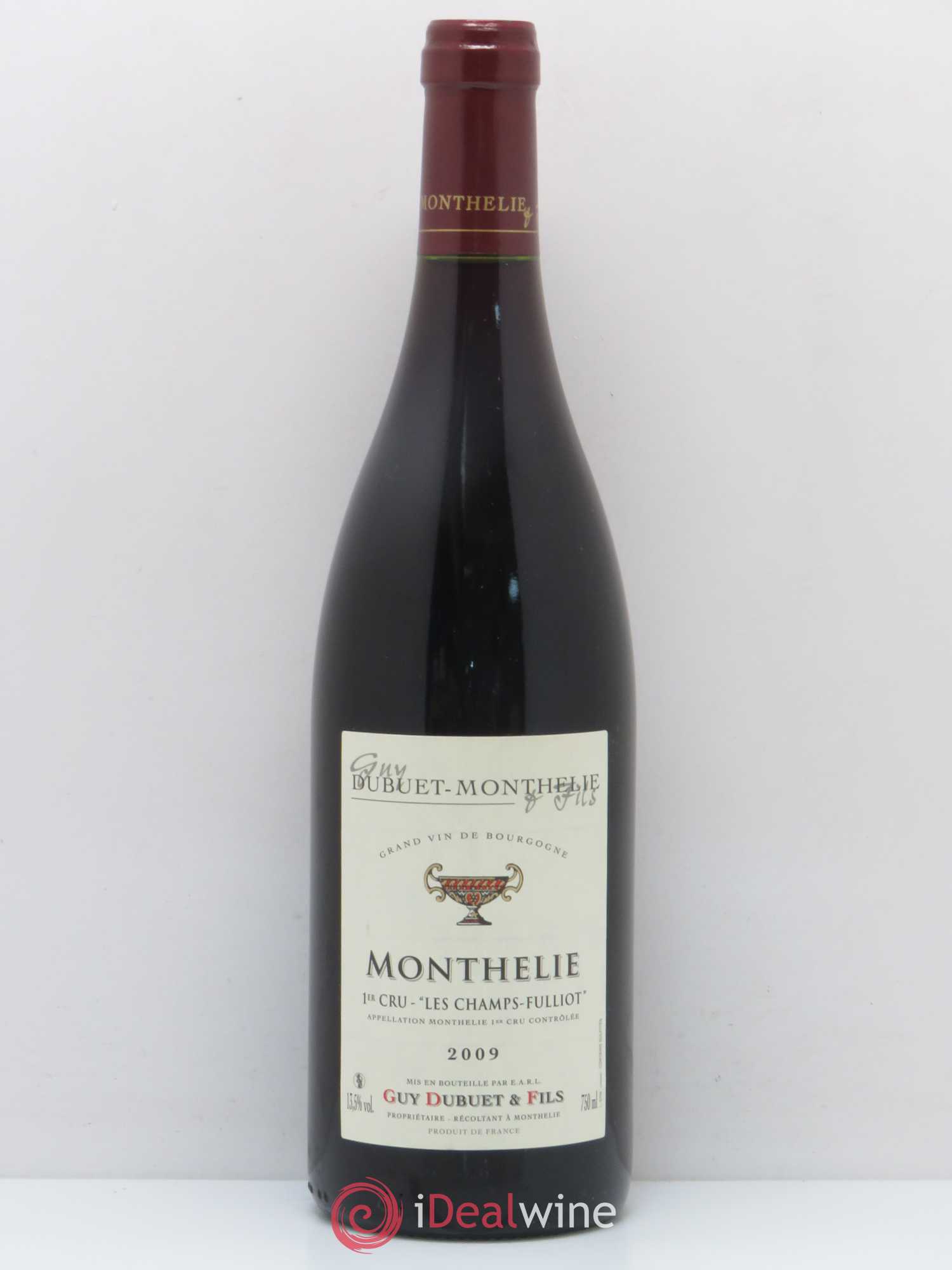 Monthélie 1er Cru Les Champs Fulliot Domaine Guy Dubuet et Fils 2009 - Posten von 1 Flasche - 0