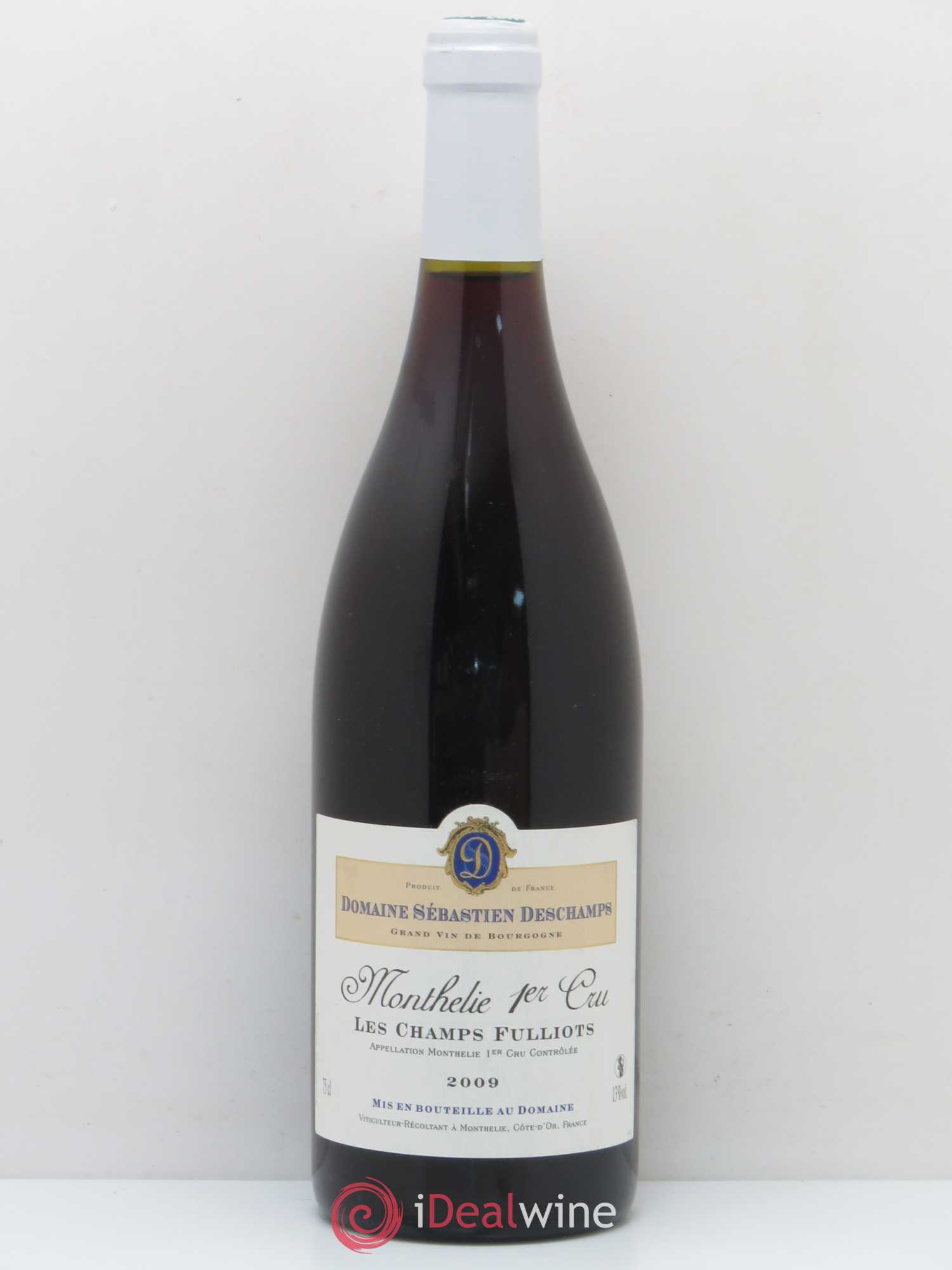 Monthélie 1er Cru Les Champs Fulliots Domaine Sebastien Deschamps 2009 - Posten von 1 Flasche - 0