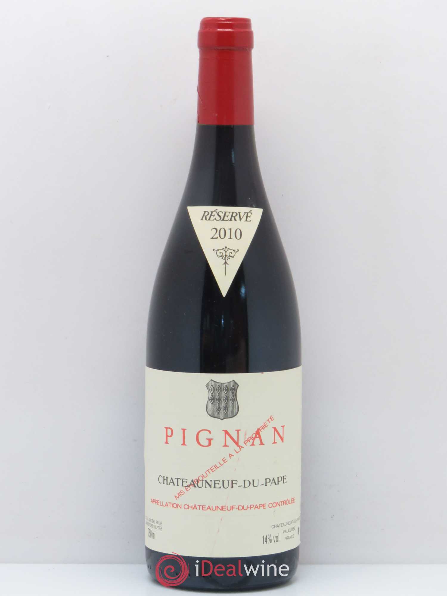 Châteauneuf-du-Pape Pignan Emmanuel Reynaud 2010 - Lot de 1 bouteille - 0