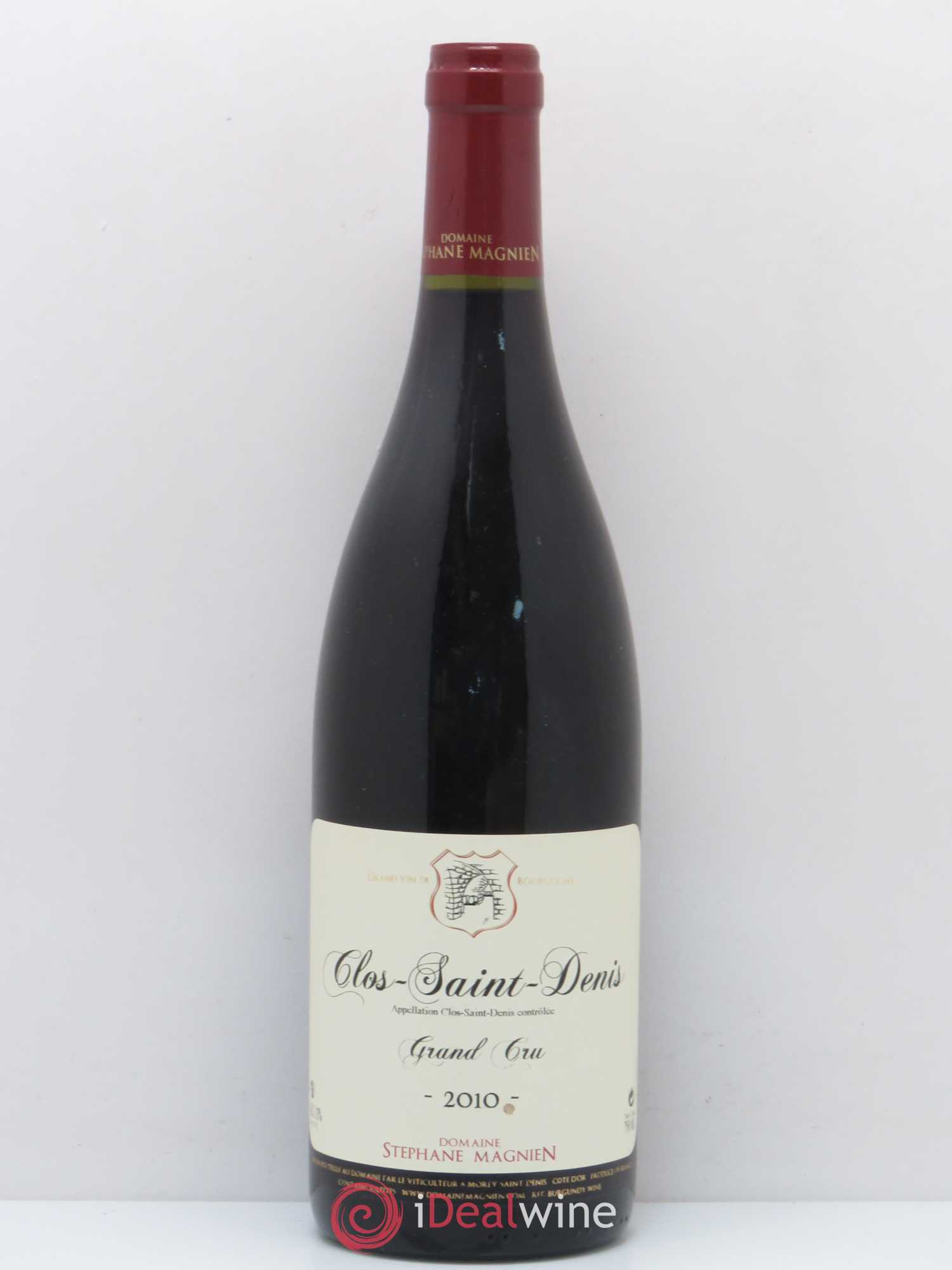 Clos Saint-Denis Grand Cru Stéphane Magnien (Domaine) 2010 - Lot de 1 bouteille - 0