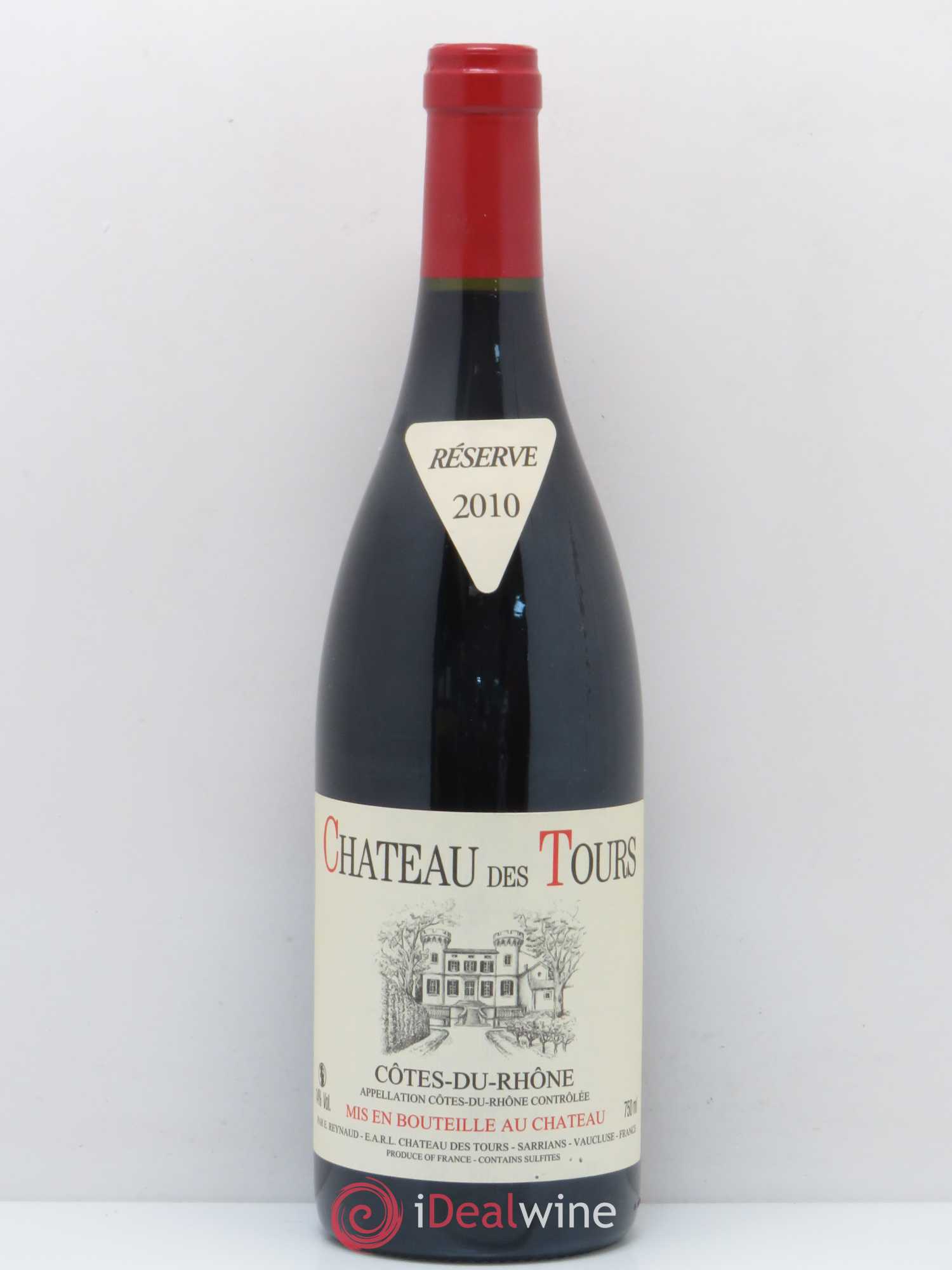 Côtes-du-Rhône Château des Tours Emmanuel Reynaud 2010 - Lot de 1 bouteille - 0