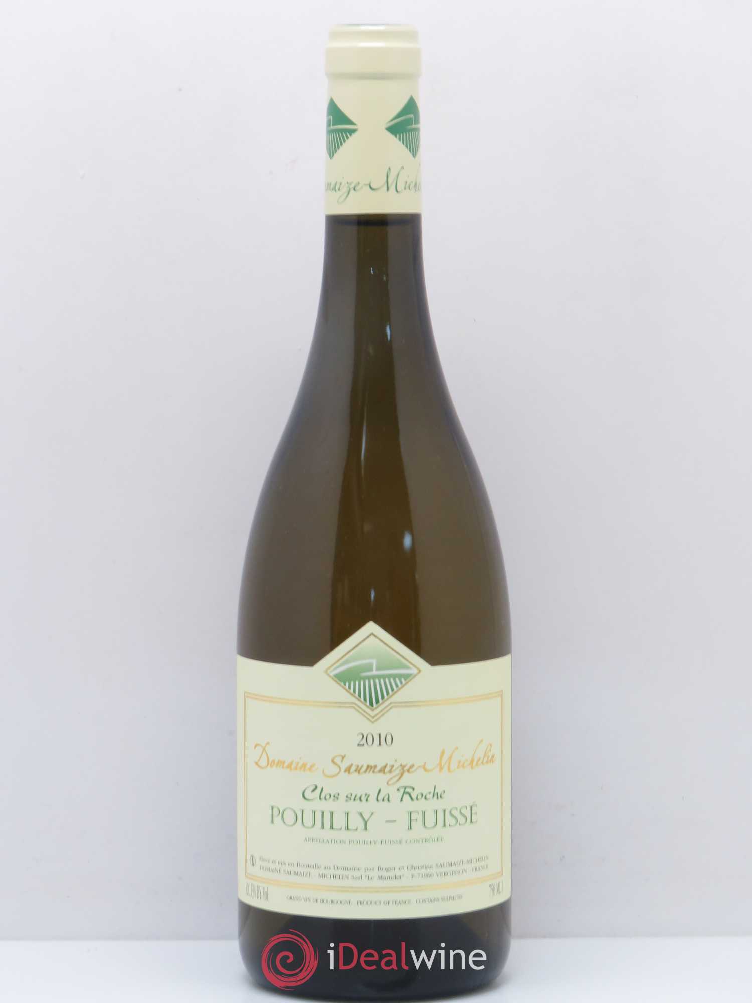 Pouilly-Fuissé Clos Sur La Roche Domaine Saumaize Michelin 2010 - Posten von 1 Flasche - 0
