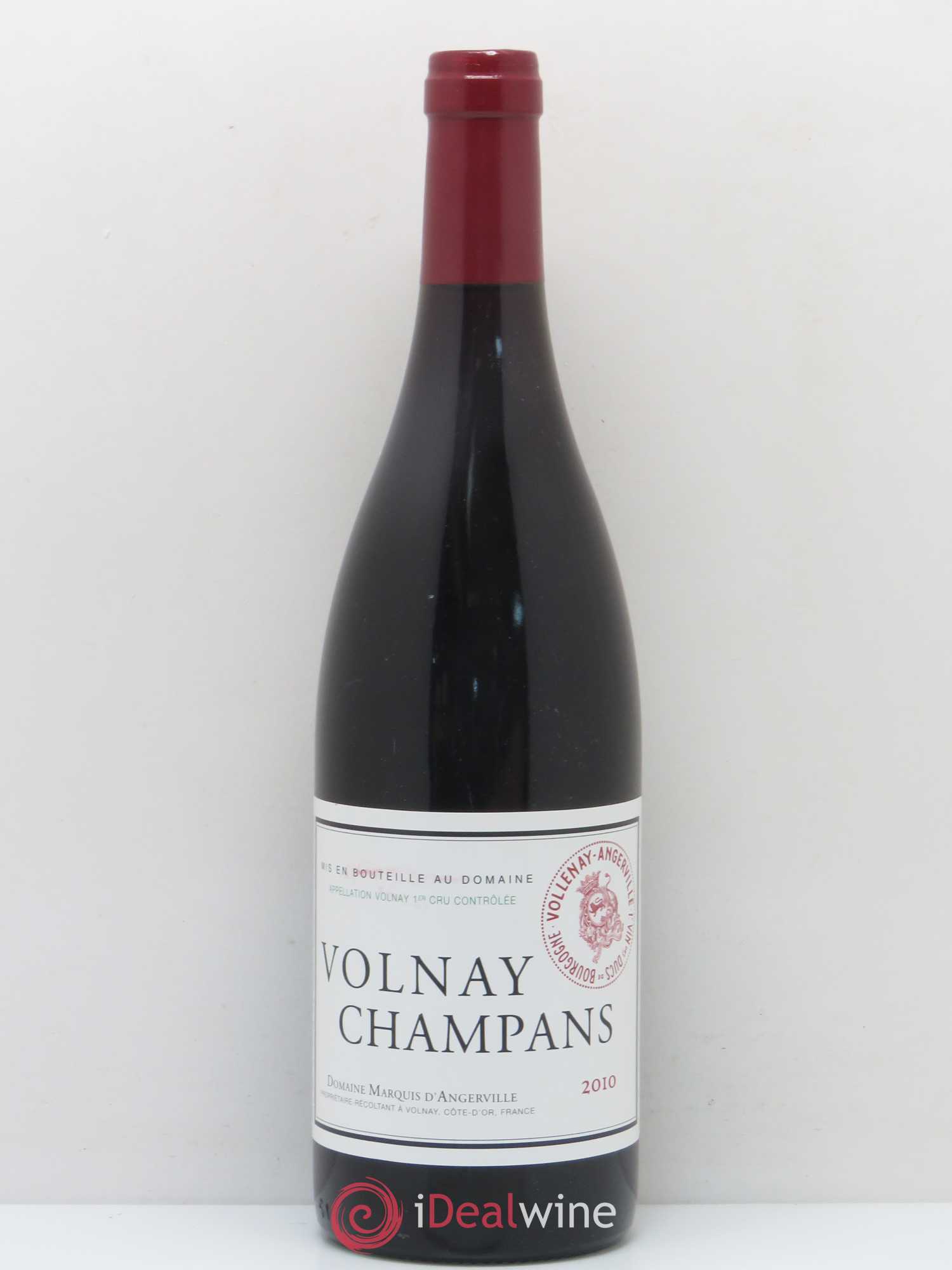Volnay 1er Cru Champans Marquis d'Angerville (Domaine) 2010 - Lot de 1 bouteille - 0