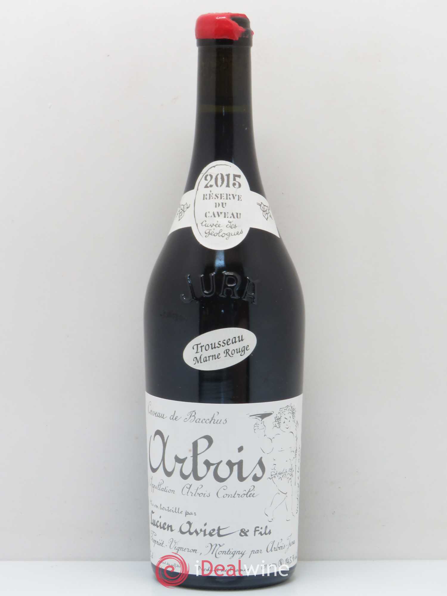 Arbois Cuvee des Geologues Trousseau Marne Rouge Domaine Lucien Aviet Et Fils 2015 - Posten von 1 Flasche - 0
