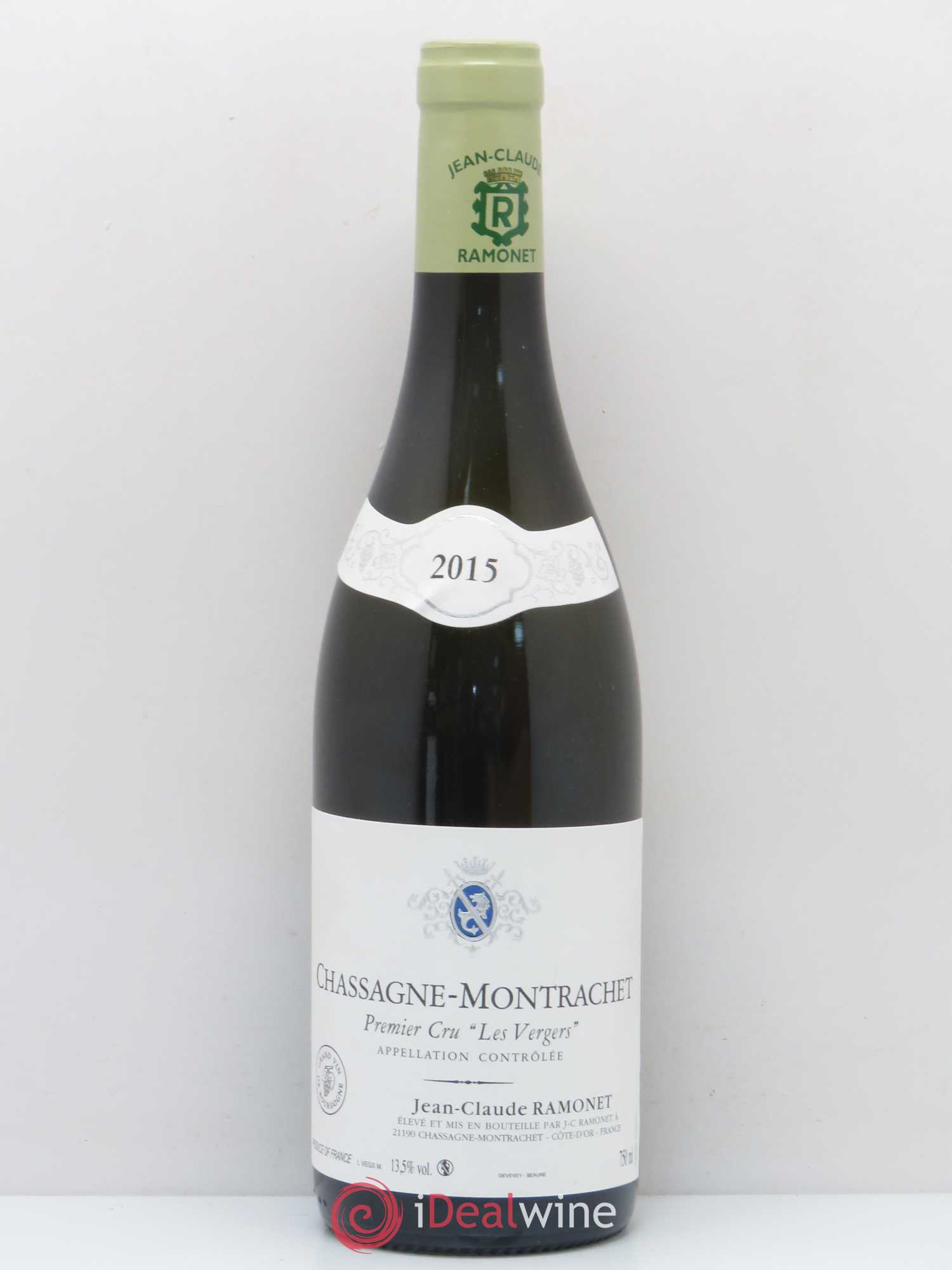 Chassagne-Montrachet 1er Cru Les Vergers Ramonet (Domaine) 2015 - Lot de 1 bouteille - 0
